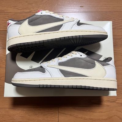 Travis Scott × Nike Air Jordan 1 Low OG SP "Reverse Mocha/Sail and Ridgerock"