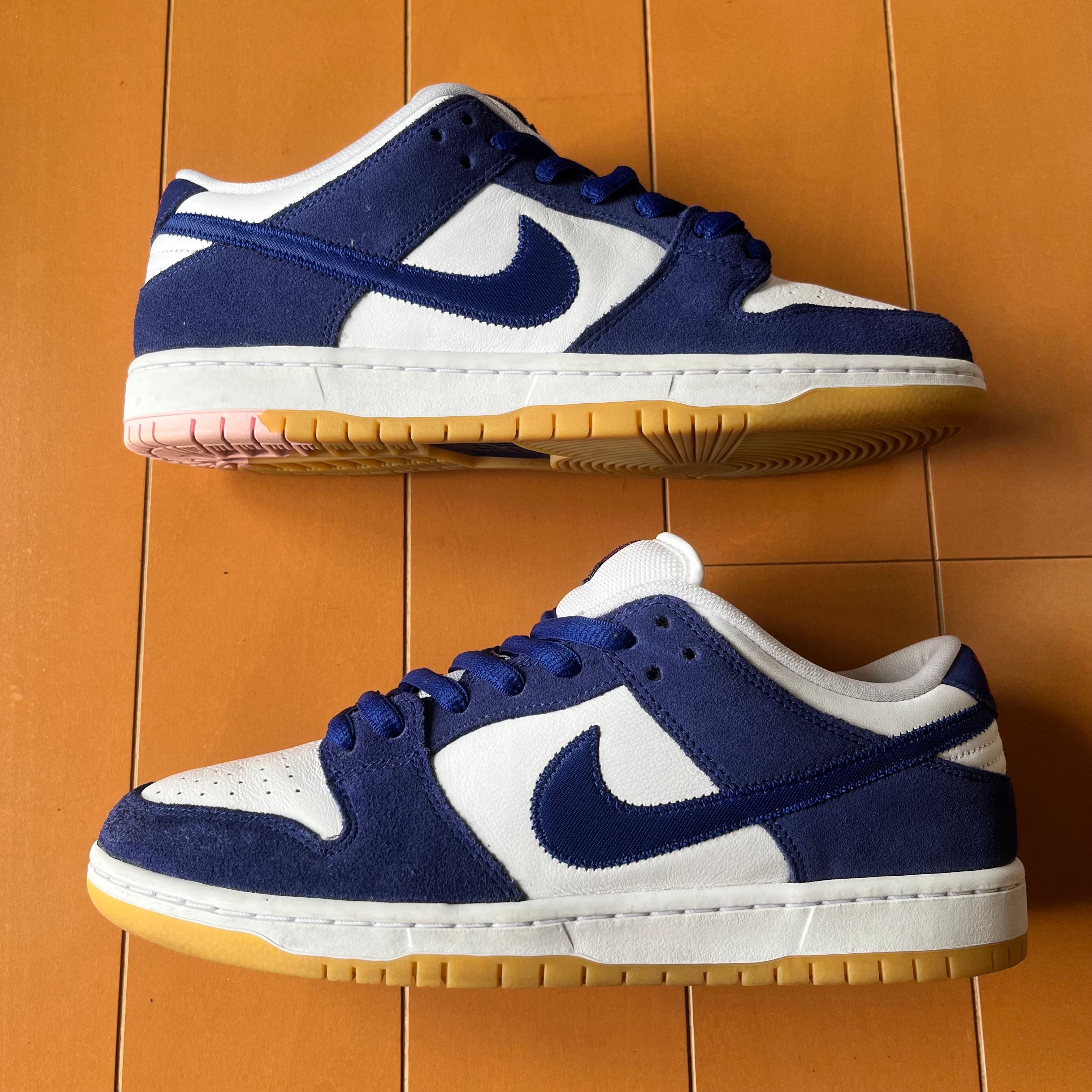 Nike SB Dunk Low "Los Angeles Dodgers/Deep Royal Blue"