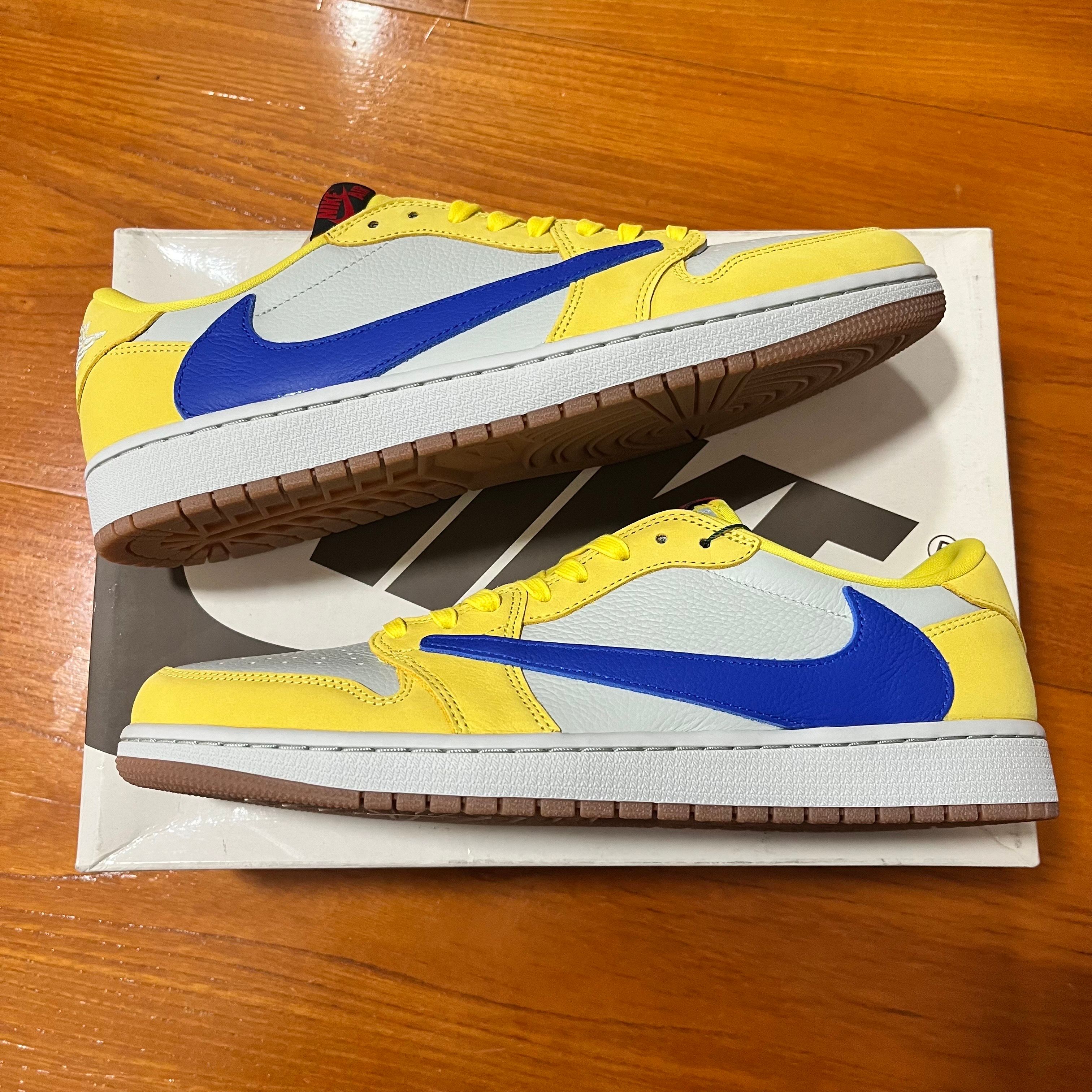 Travis Scott × Nike Women's Air Jordan 1 Retro Low OG "Canary"