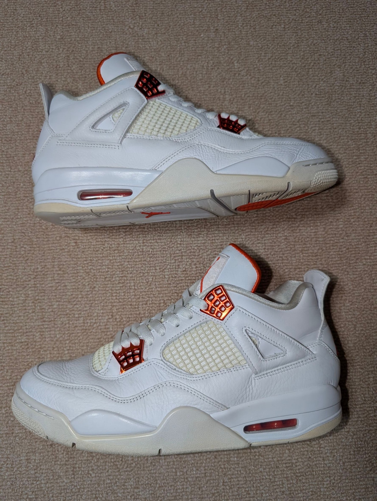 Nike Air Jordan 4 Retro "White/Team Orange"