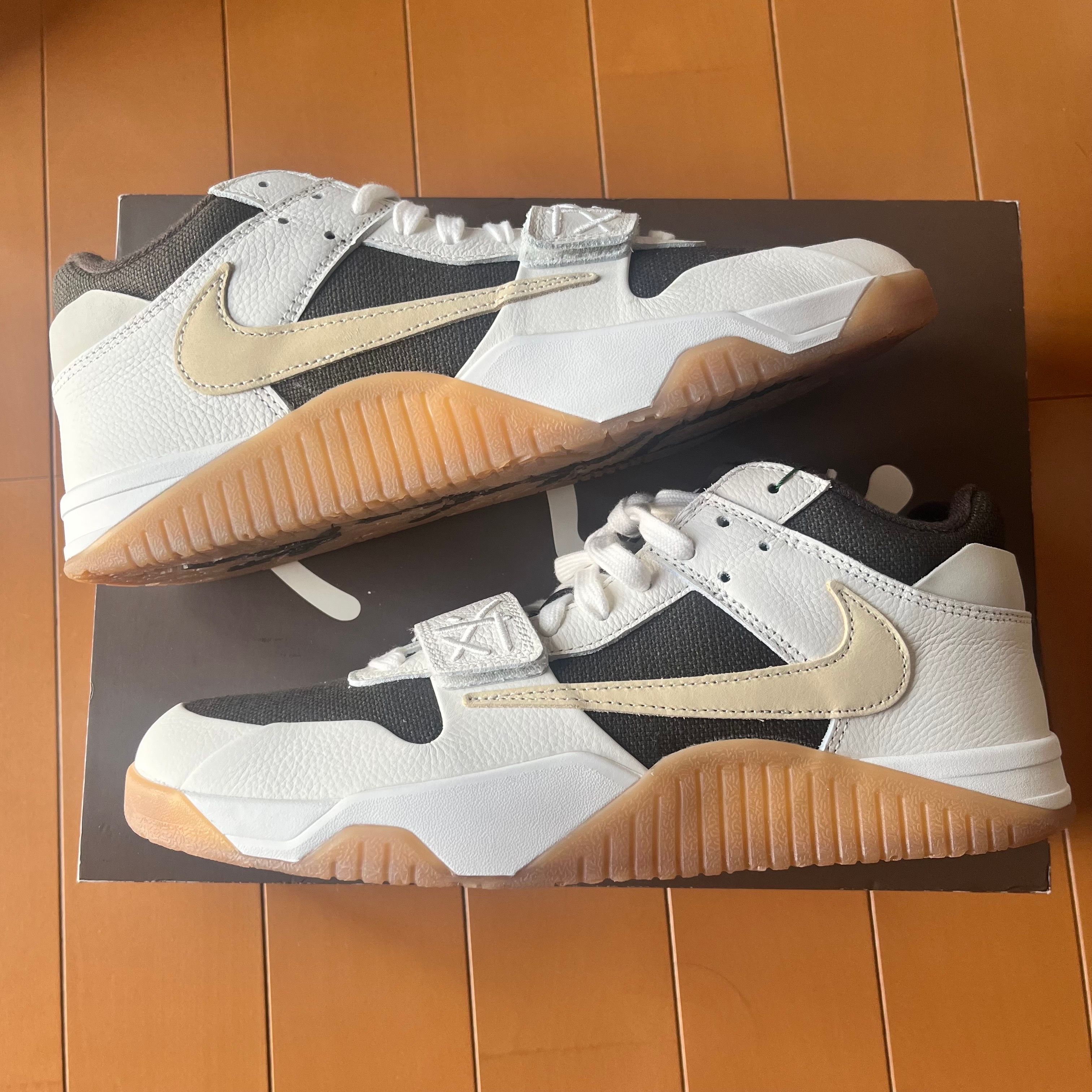 Travis Scott × Nike Jordan Jumpman Jack TR "Sail and Dark Mocha"