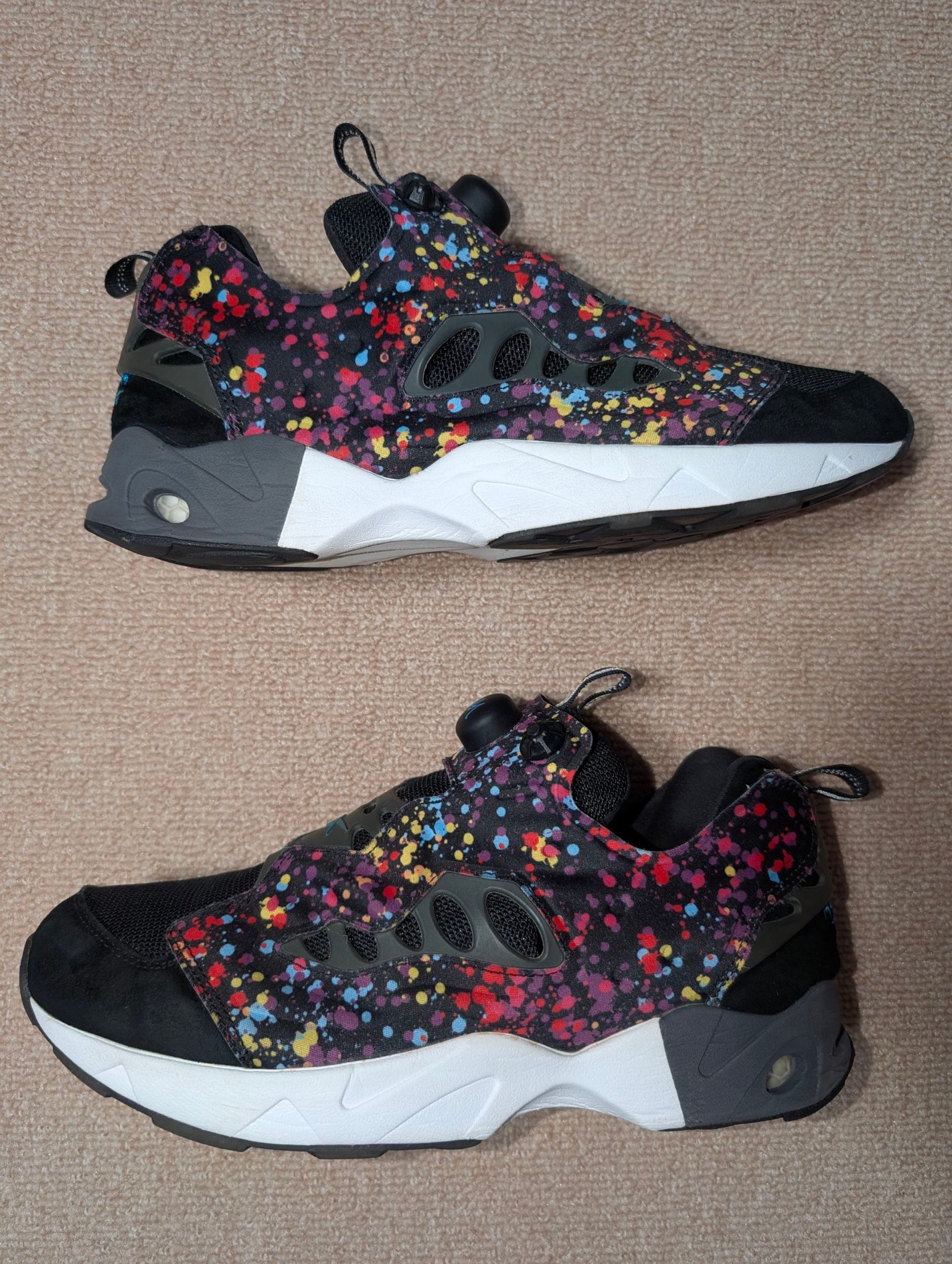 REEBOK INSTAPUMP FURY ROAD STASH ROAD SPLATTER