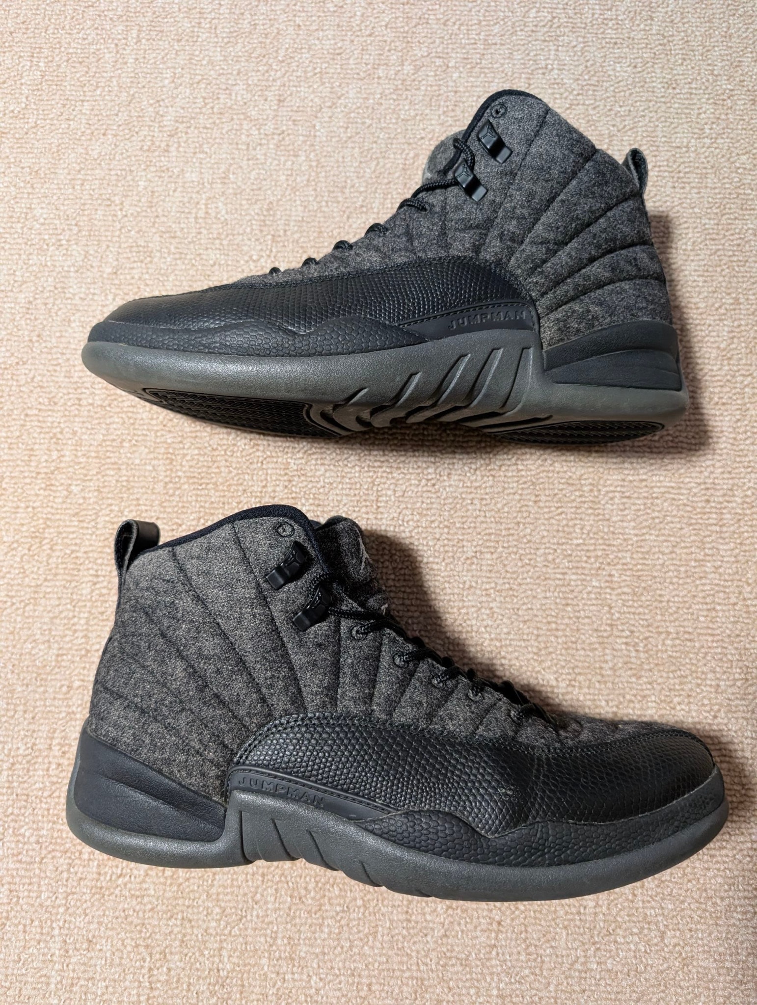 Nike Air Jordan 12 Retro "Wolf Grey/University Blue-White-Midnight Navy"