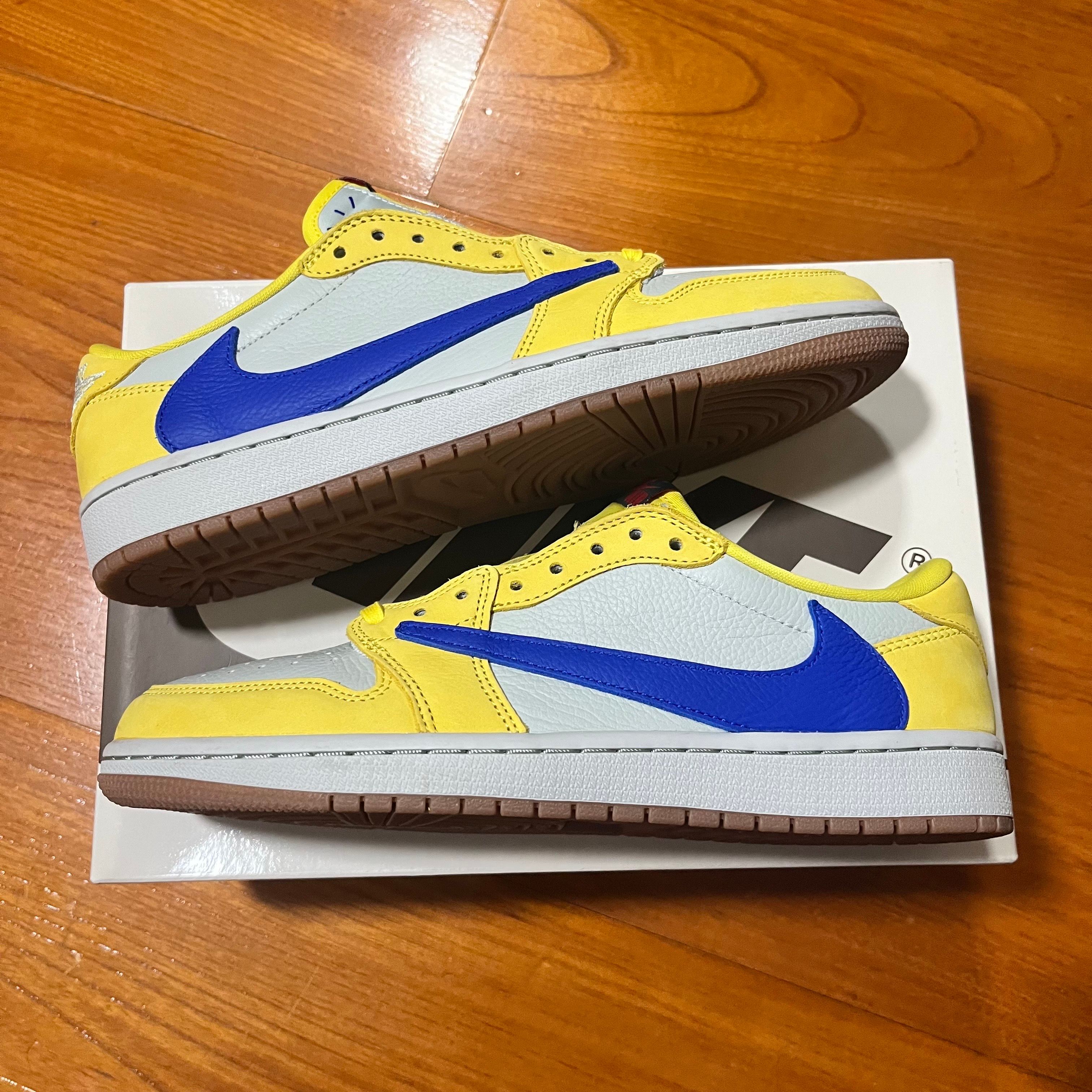 Travis Scott × Nike Women's Air Jordan 1 Retro Low OG "Canary"