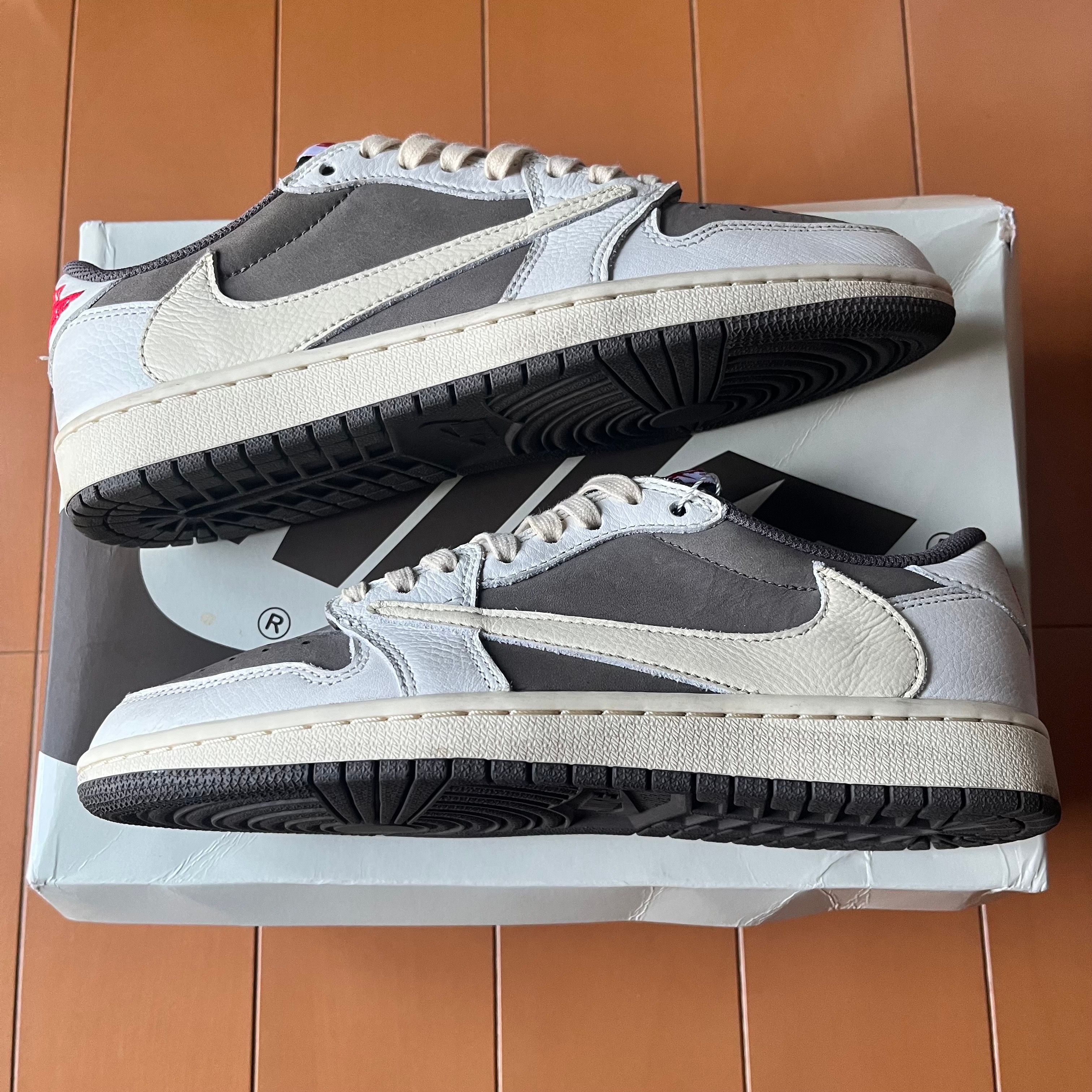 Travis Scott × Nike Air Jordan 1 Low OG SP "Reverse Mocha/Sail and Ridgerock"