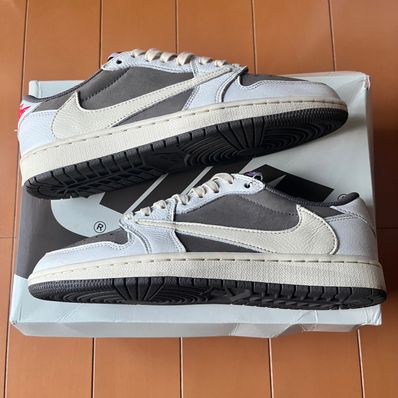 Travis Scott × Nike Air Jordan 1 Low OG SP "Reverse Mocha/Sail and Ridgerock"