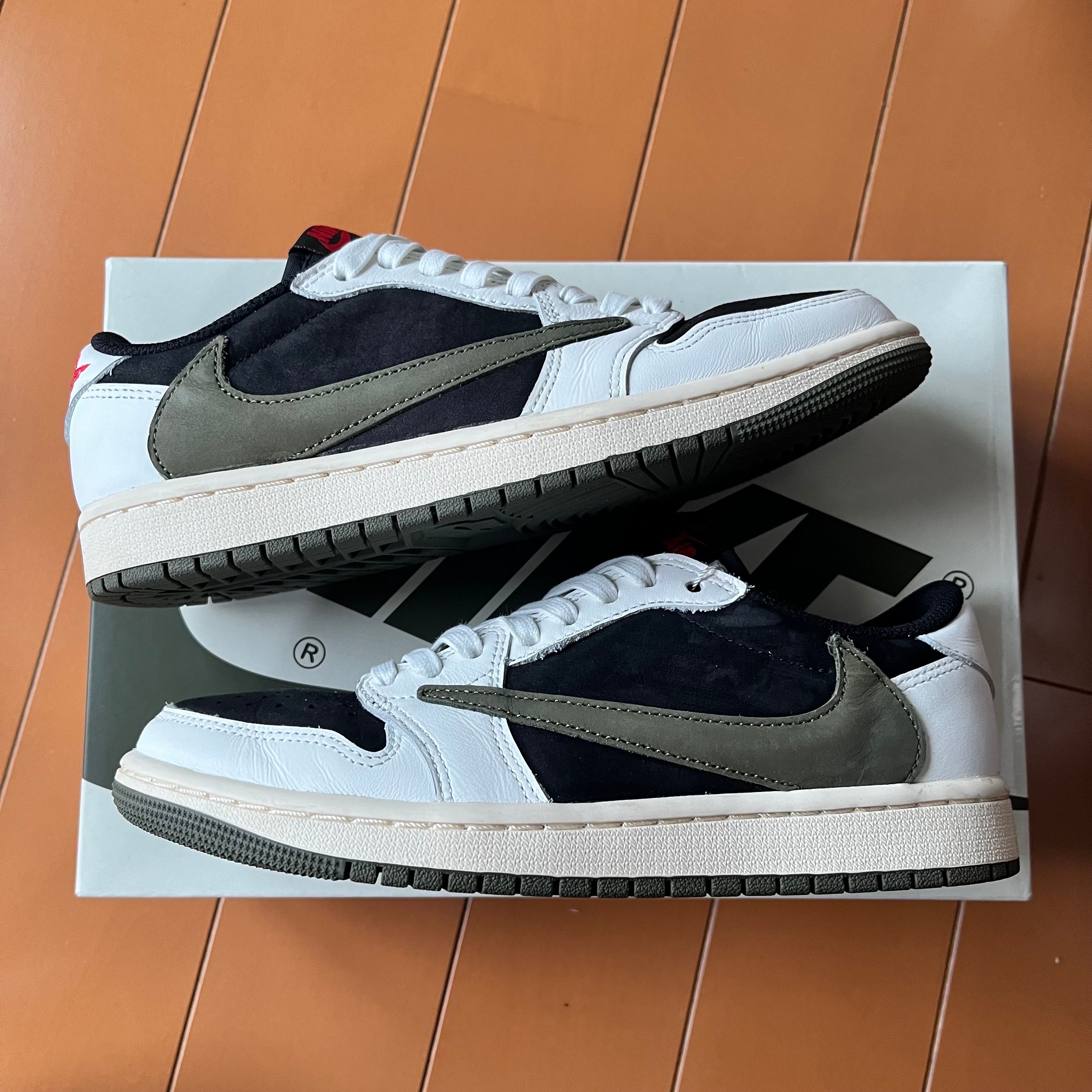 Travis Scott × Nike Women's Air Jordan 1 Low OG "Medium Olive"