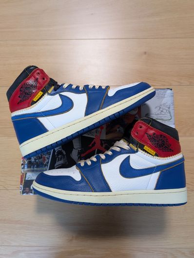 Union × Nike Air Jordan 1 Retro High OG NRG "Storm Blue/Varsity Red"