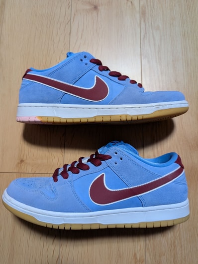 Nike SB Dunk Low Pro "Philadelphia Phillies/Valor Blue and Team Maroon"