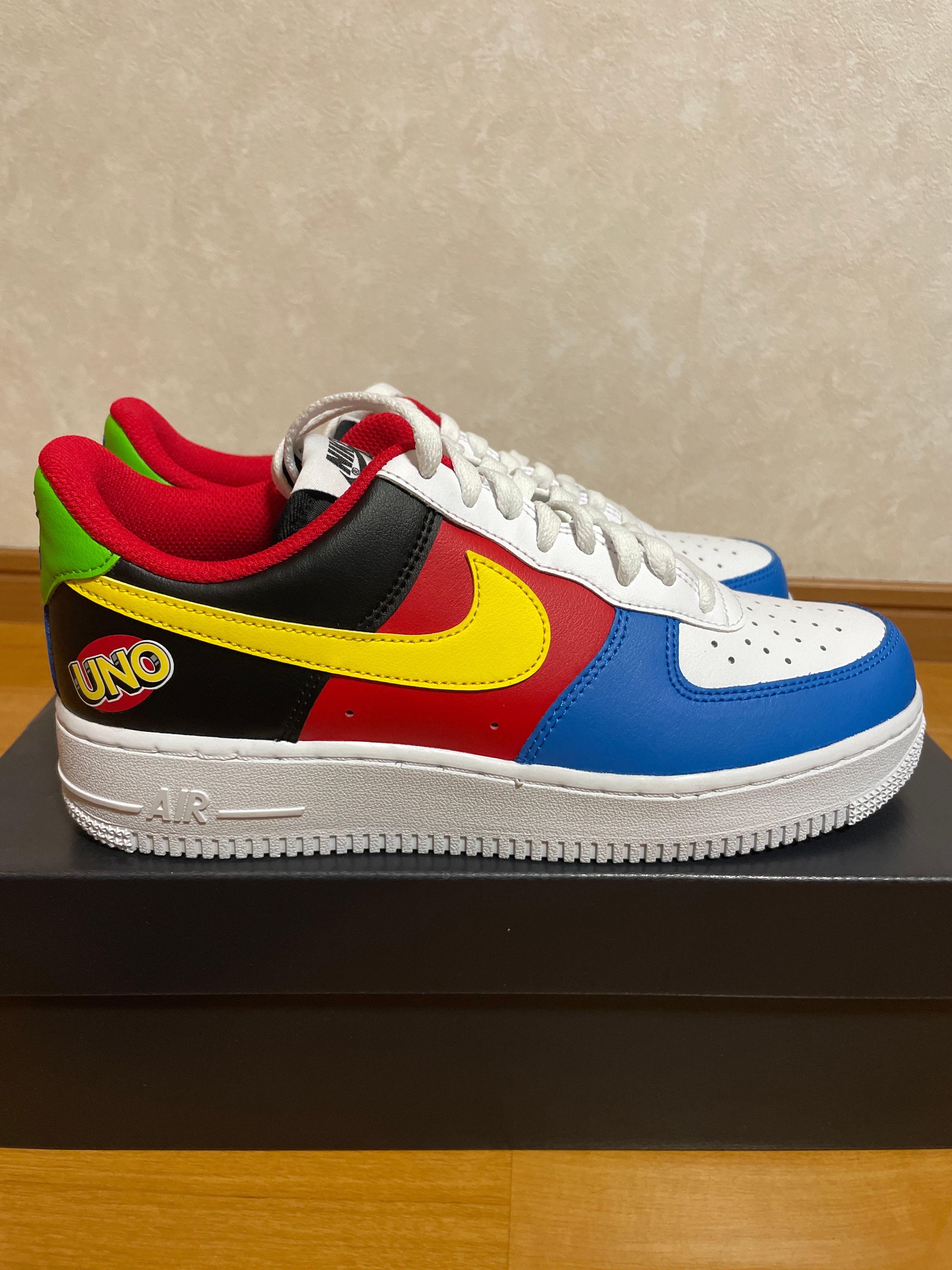 UNO x Nike Air Force 1 Low "White/Yellow/University Red"