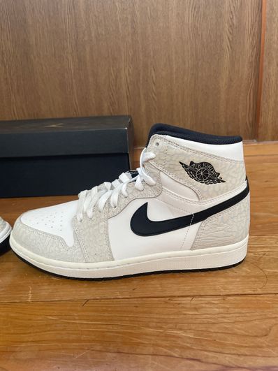 Nike Air Jordan 1 Retro High "White Elephant Print/Safari"