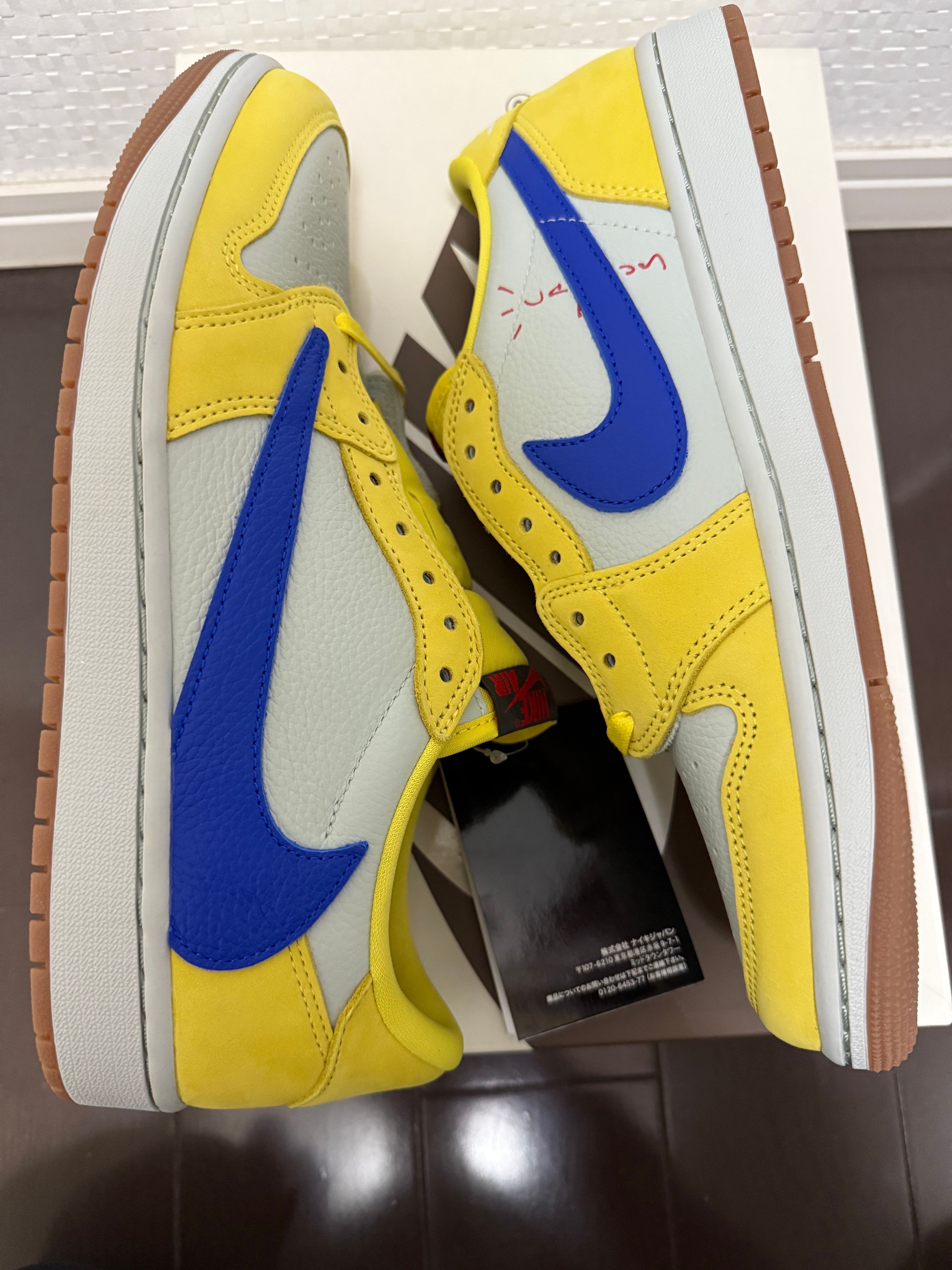 Travis Scott × Nike Women's Air Jordan 1 Retro Low OG "Canary"