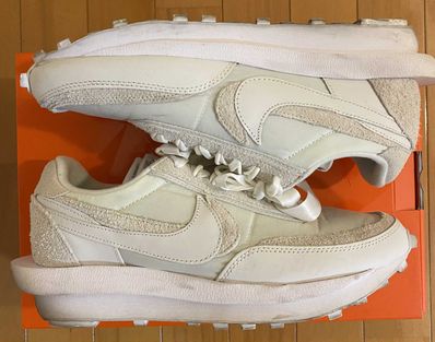 sacai × Nike LDV Waffle "Triple White"