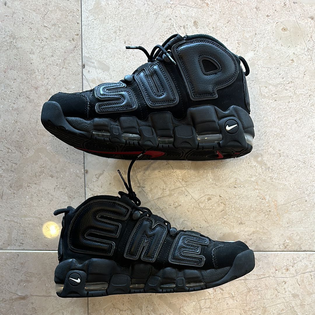 Supreme × Nike Air More Uptempo "Black"