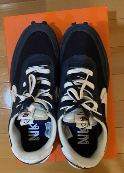 Fragment × sacai × Nike LD Waffle "Blackended Blue"