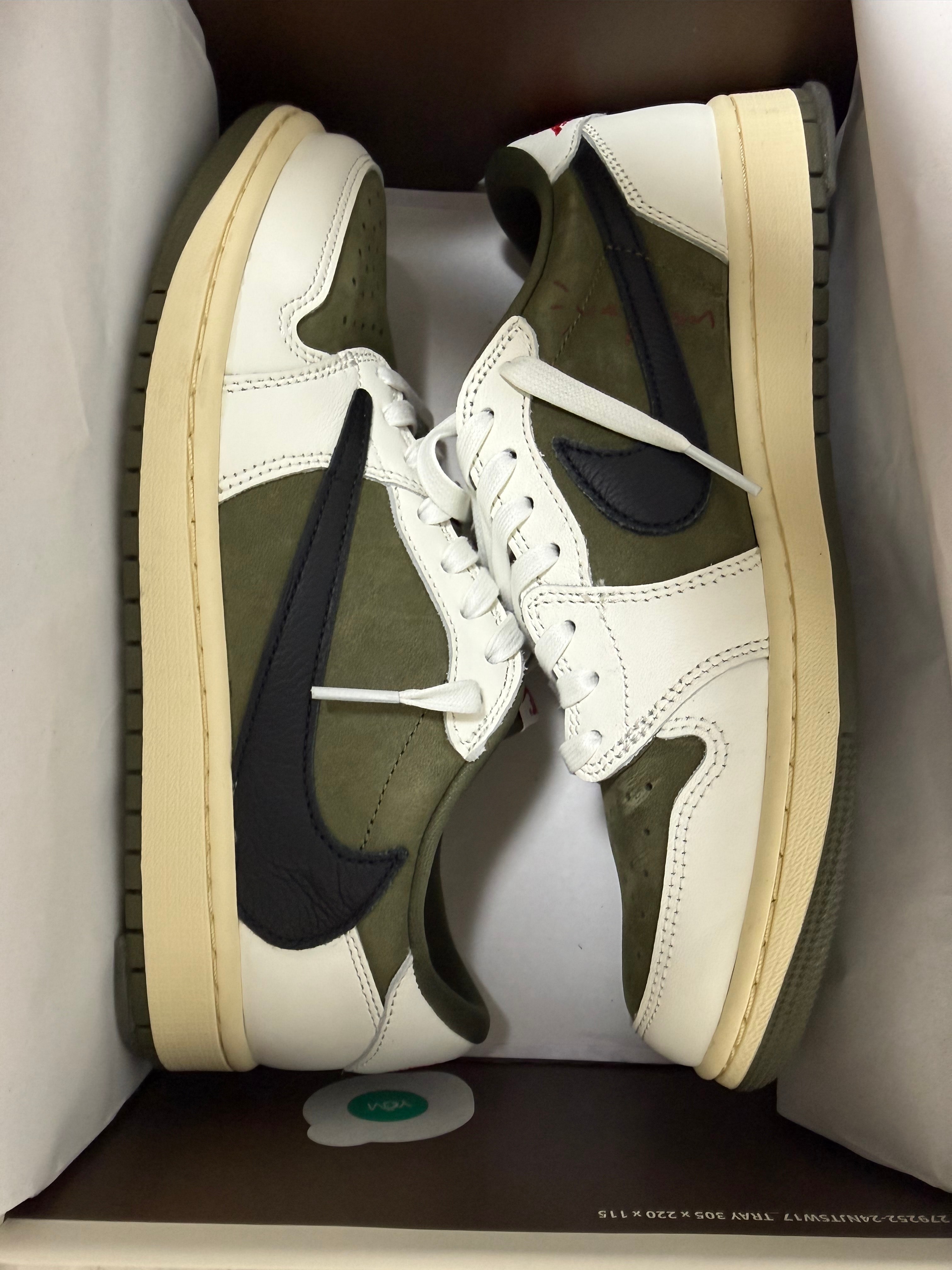 Travis Scott × Nike Air Jordan 1 Low OG SP "Reverse Olive"