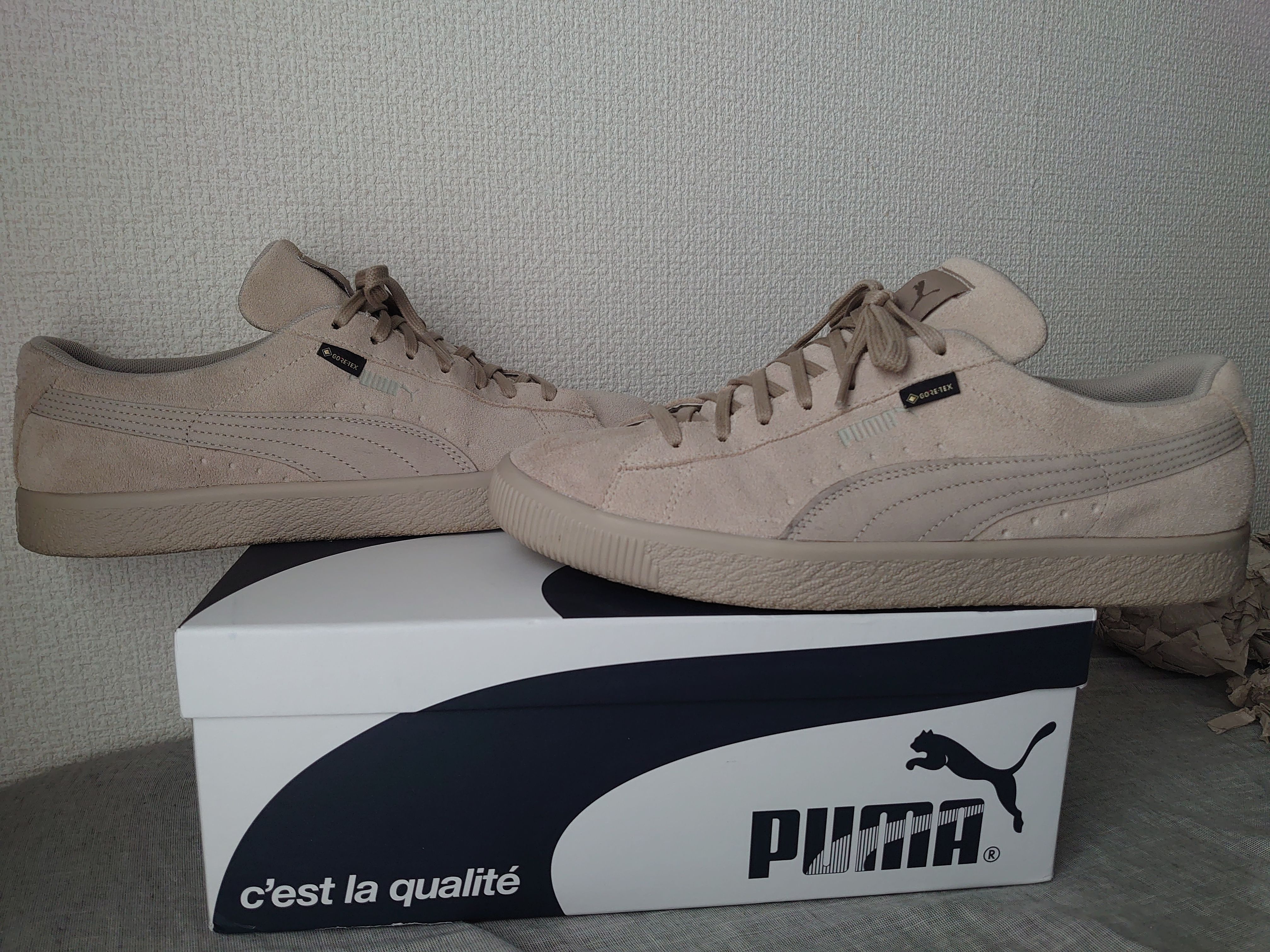 nanamica × PUMA Suede VTG EX "Vintage Khaki"