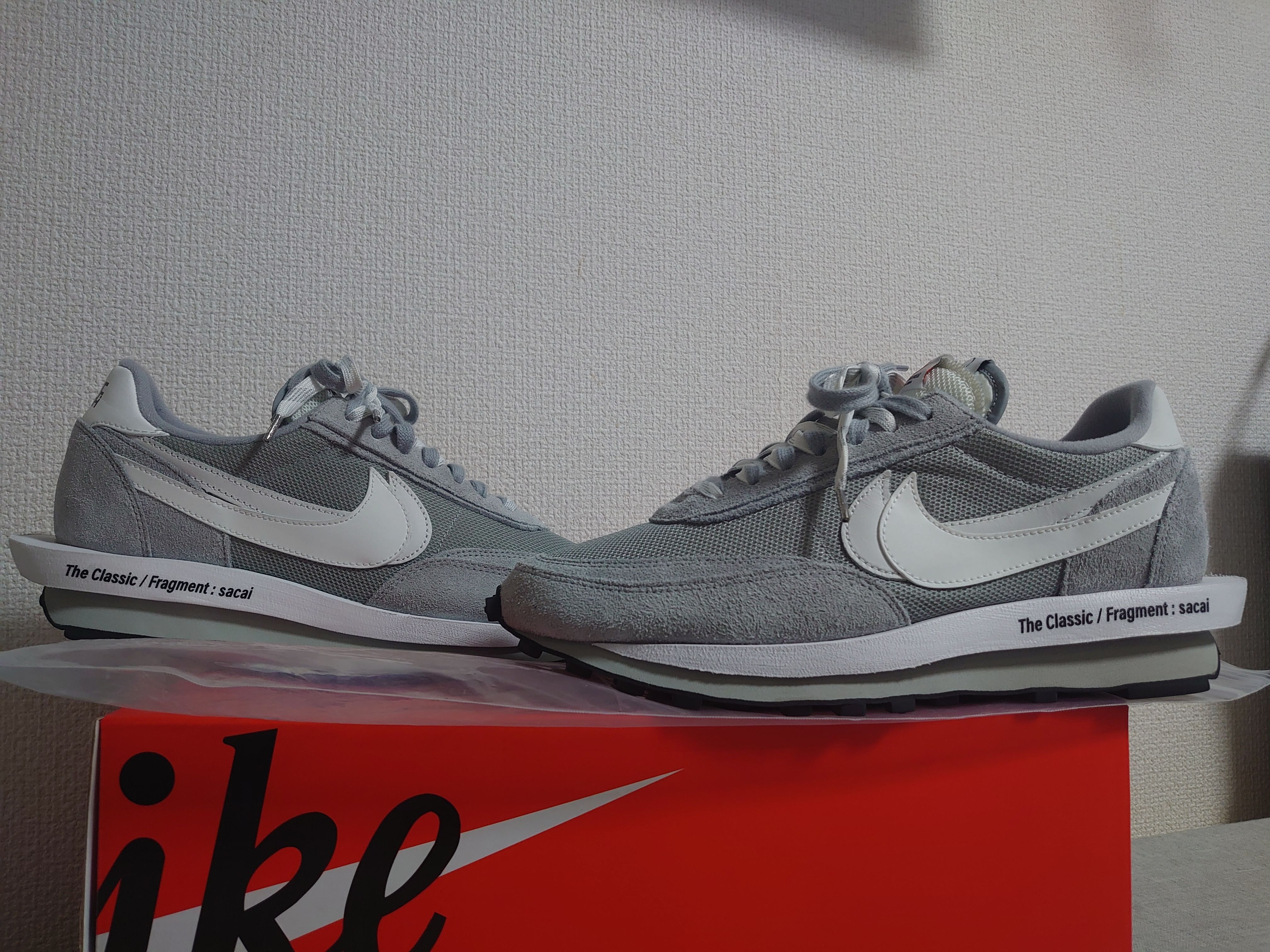 Fragment × sacai × Nike LD Waffle "Light Smoke Grey"