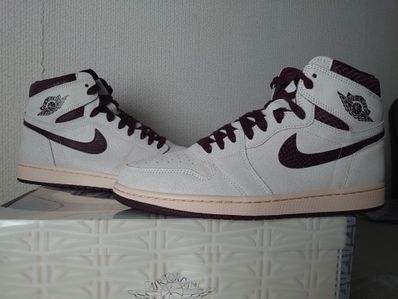 A Ma Maniere × Nike Air Jordan 1 Retro High OG "Sail and Burgundy"