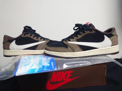 Travis Scott × Nike Air Jordan 1 Low OG SP-T "Black/Dark Mocha"