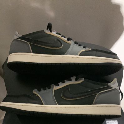 Nike Air Jordan 1 Low OG EX "Black and Smoke Grey"