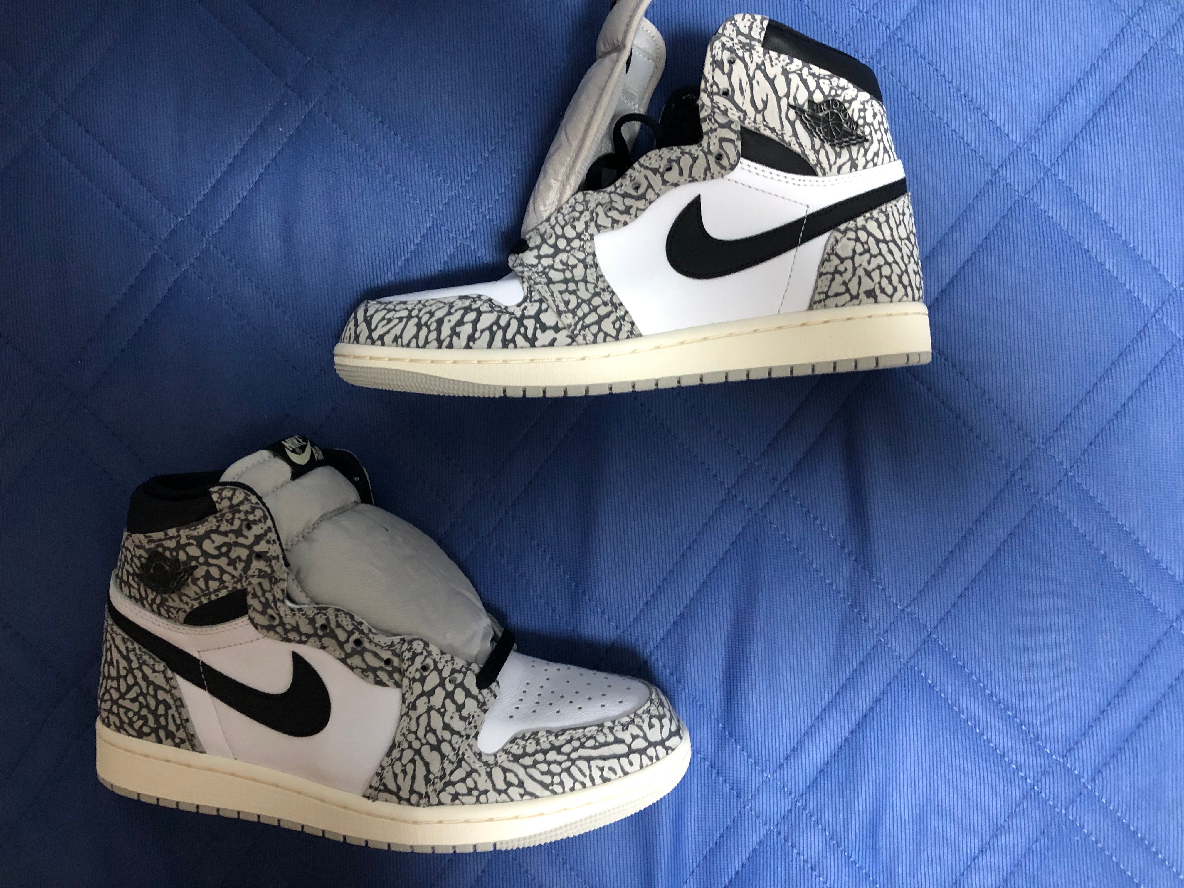 Nike Air Jordan 1 High OG "White Cement/Safari"