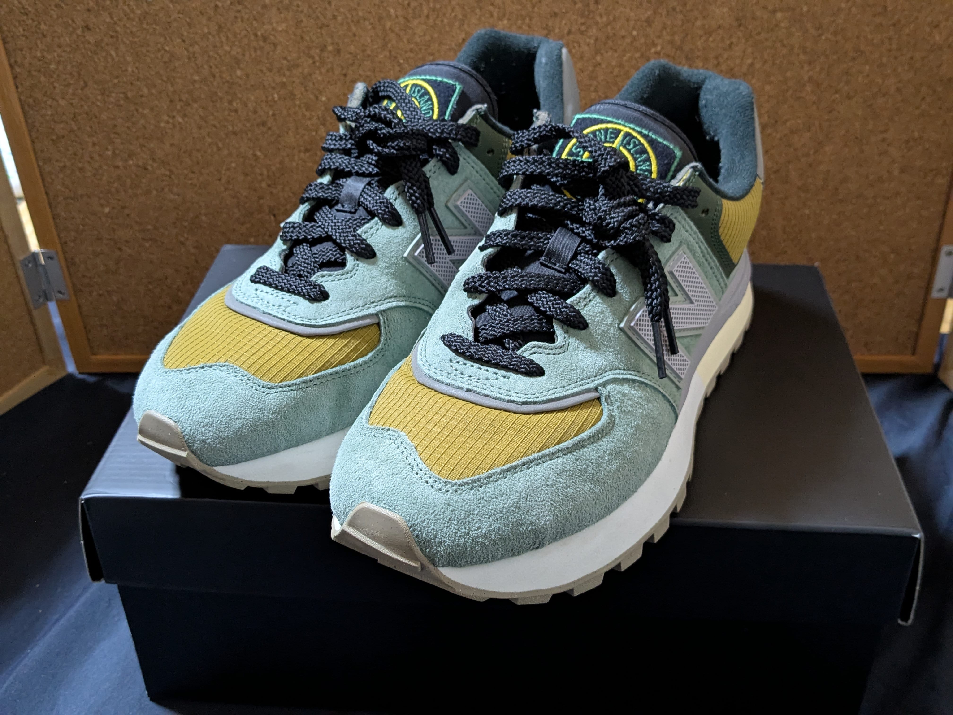 Stone Island × New Balance 574 Legacy "Green Clay"