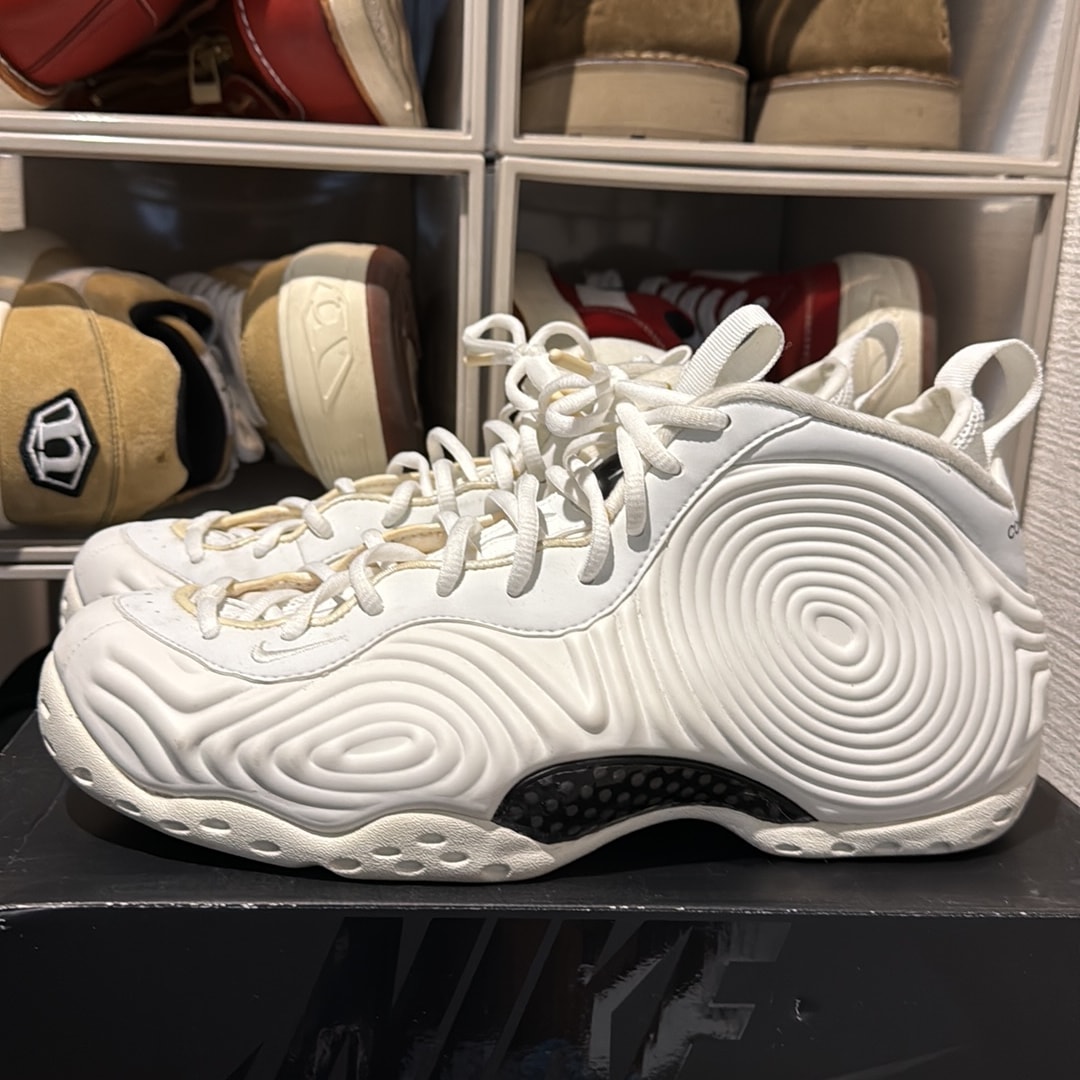 COMME des GARCONS HOMME PLUS × Nike Air Foamposite One "White"