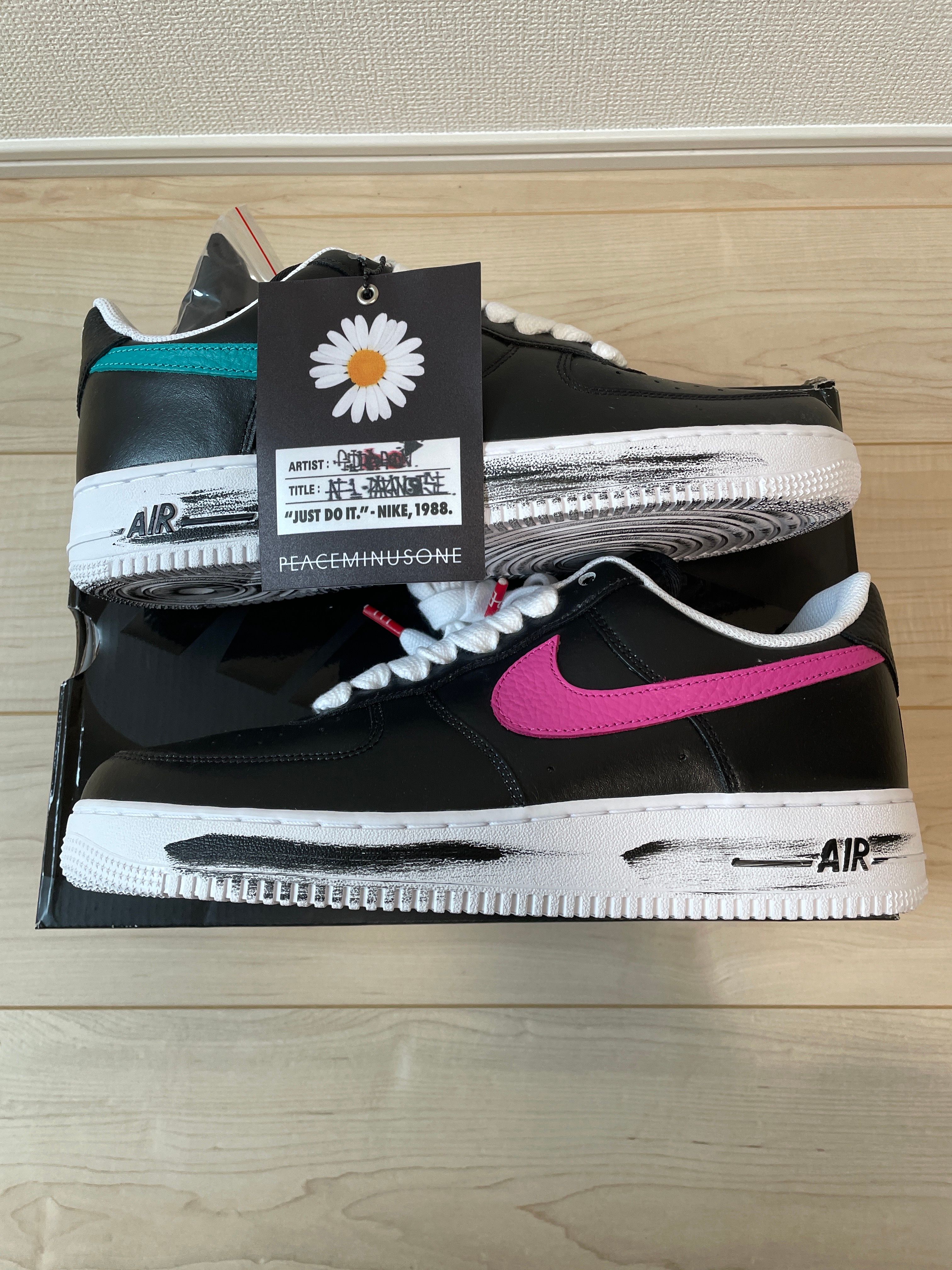 PEACEMINUSONE × Nike Air Force 1 Low '07 Para-Noise 3.0 "Black and Multi-Color" / G-DRAGON