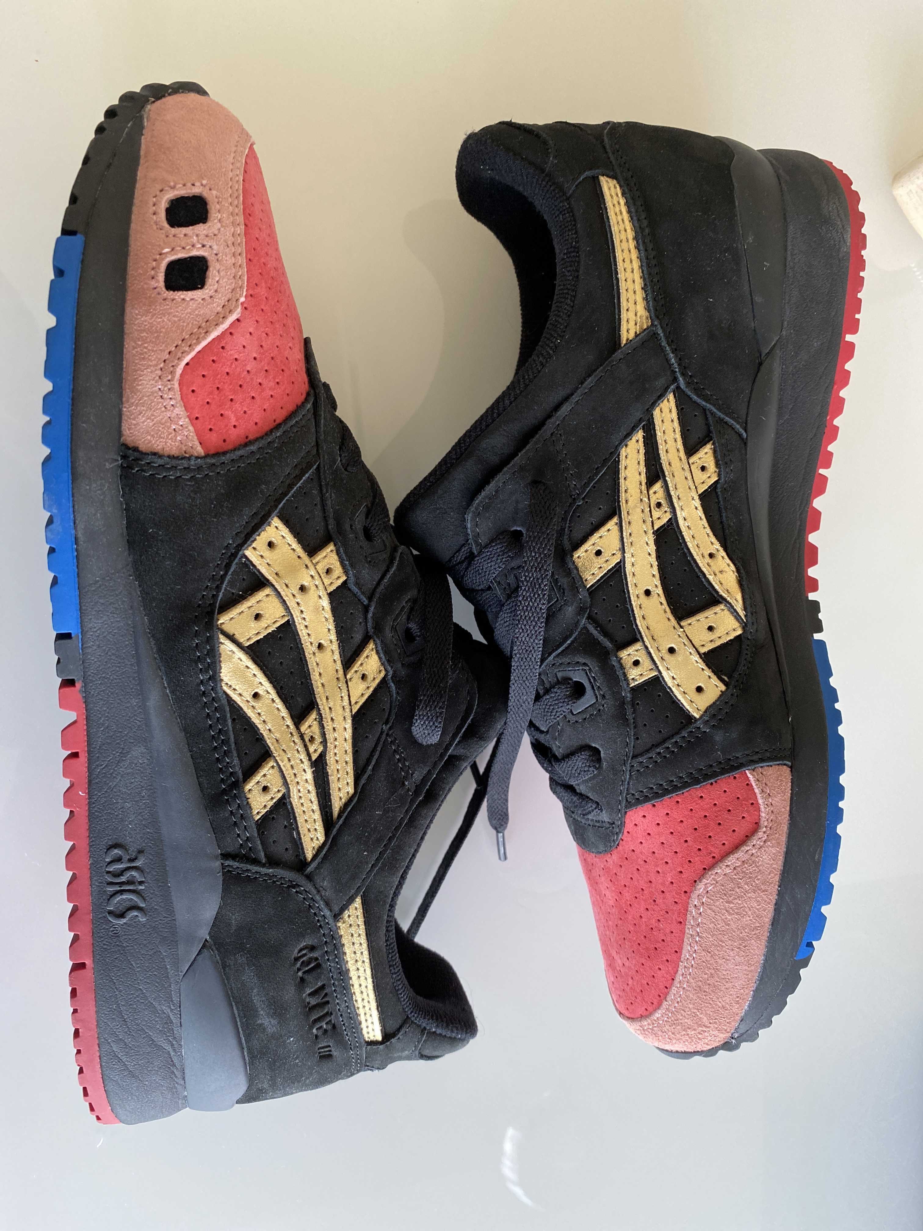 Ronnie Fieg × Asics Gel-Lyte III Tokyo Trio 252.1 "Black/Gold" 