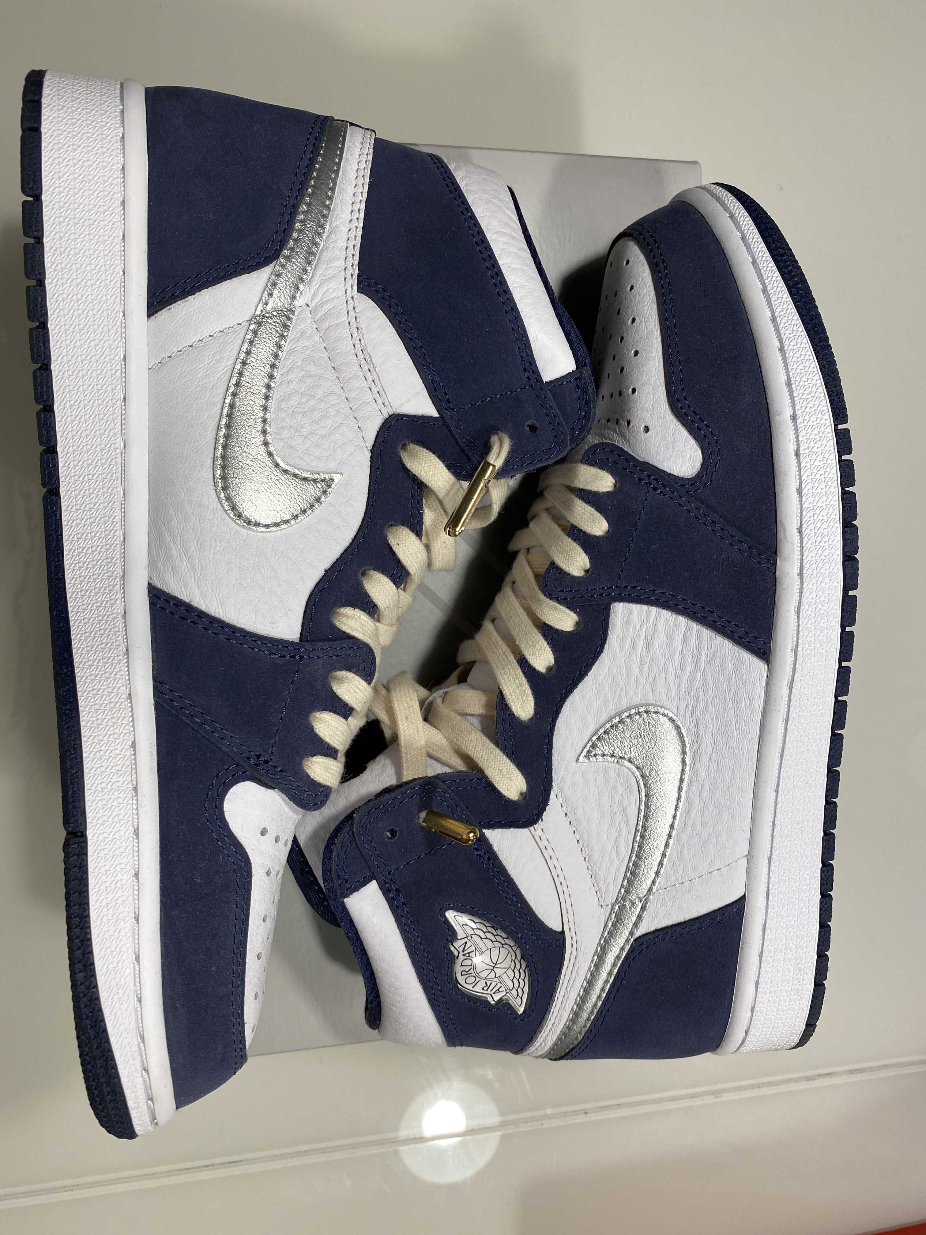 Nike Air Jordan 1 High OG CO.JP "White/Midnight Navy" (2020)(ブリーフケースなし)