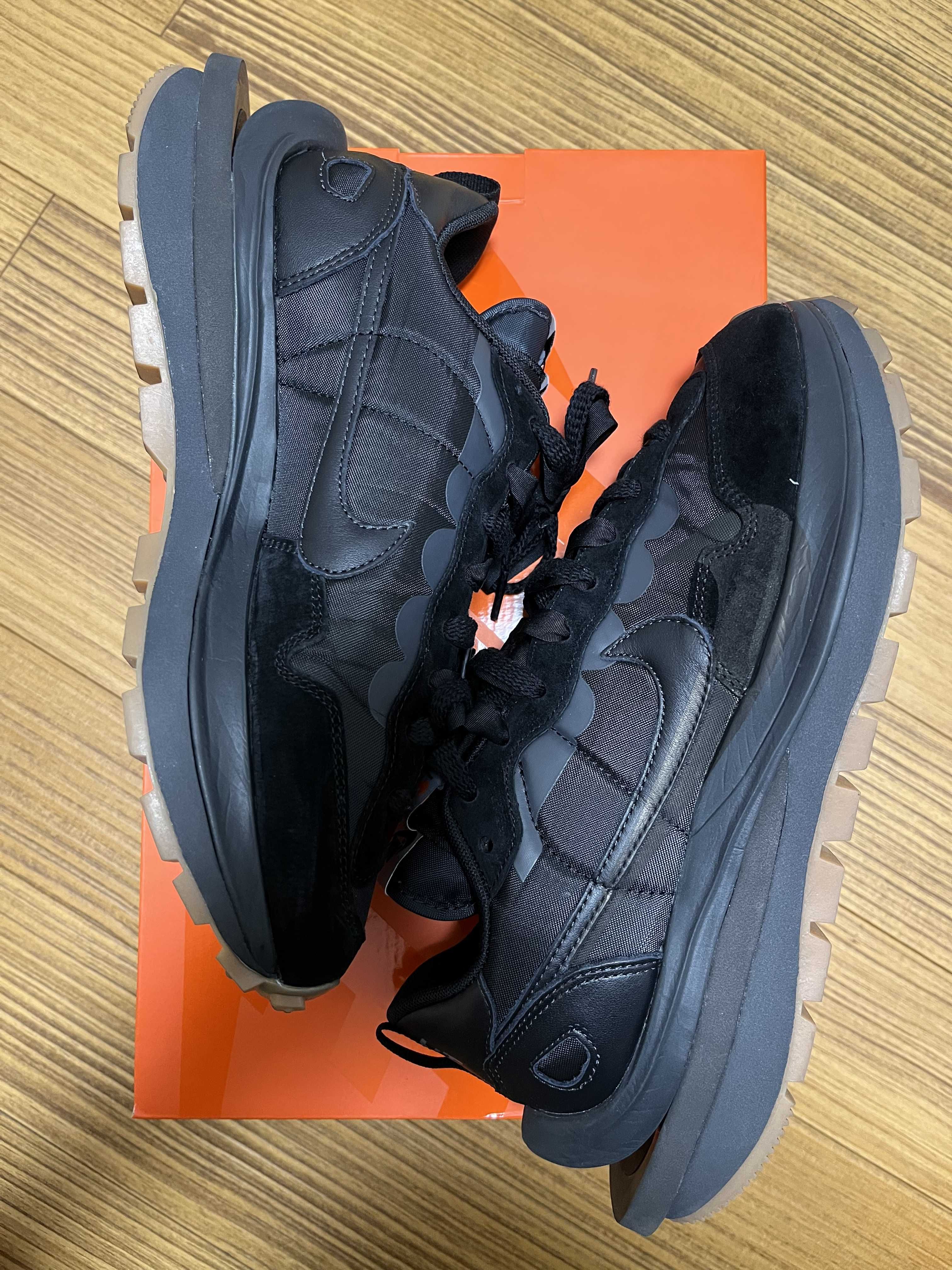 sacai × Nike VaporWaffle "Black Gum"