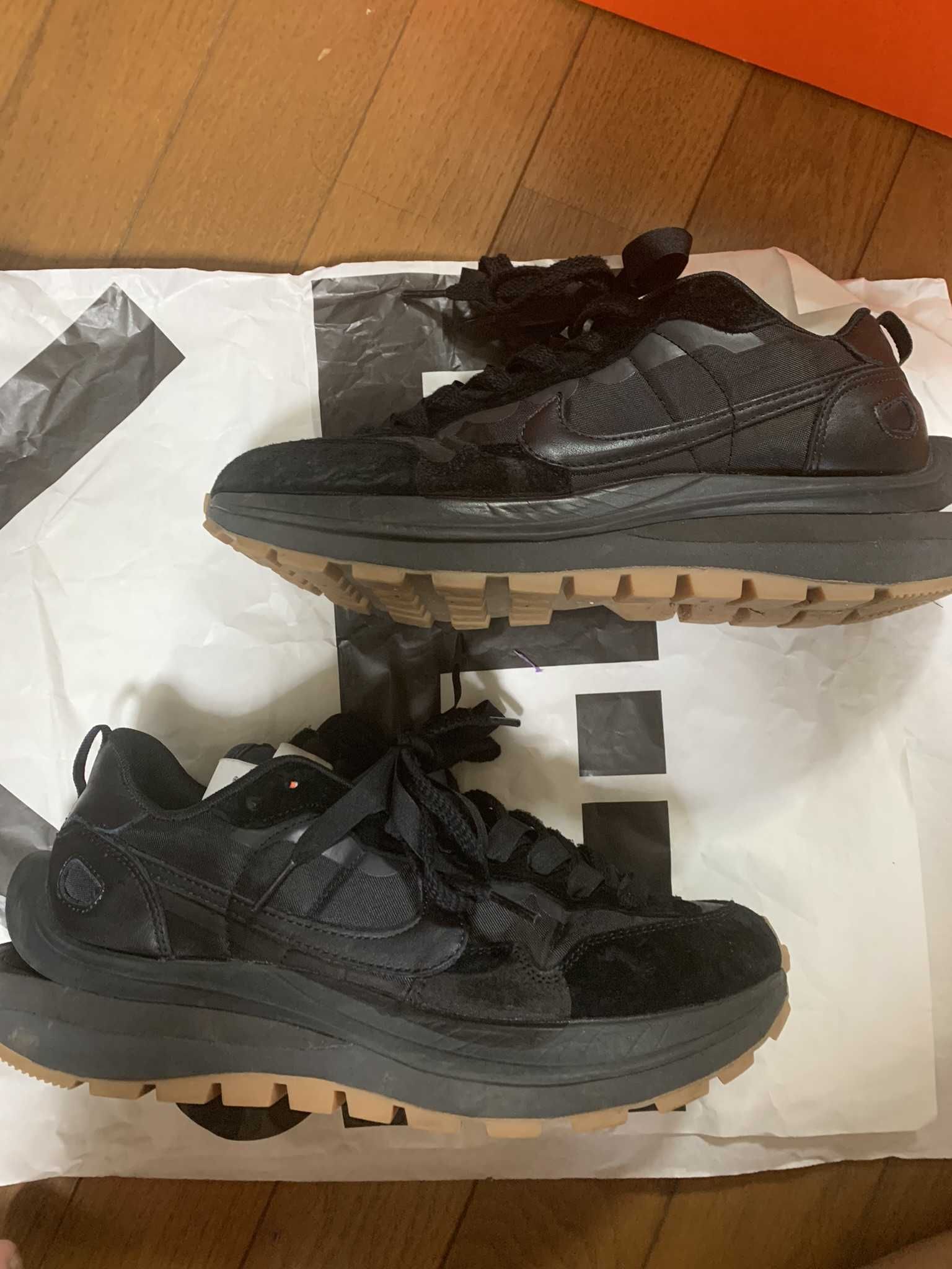 sacai × Nike VaporWaffle "Black Gum"