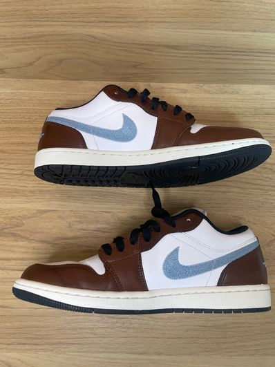 Nike Air Jordan 1 Low SE "White/Black/Sail/Blue Grey"