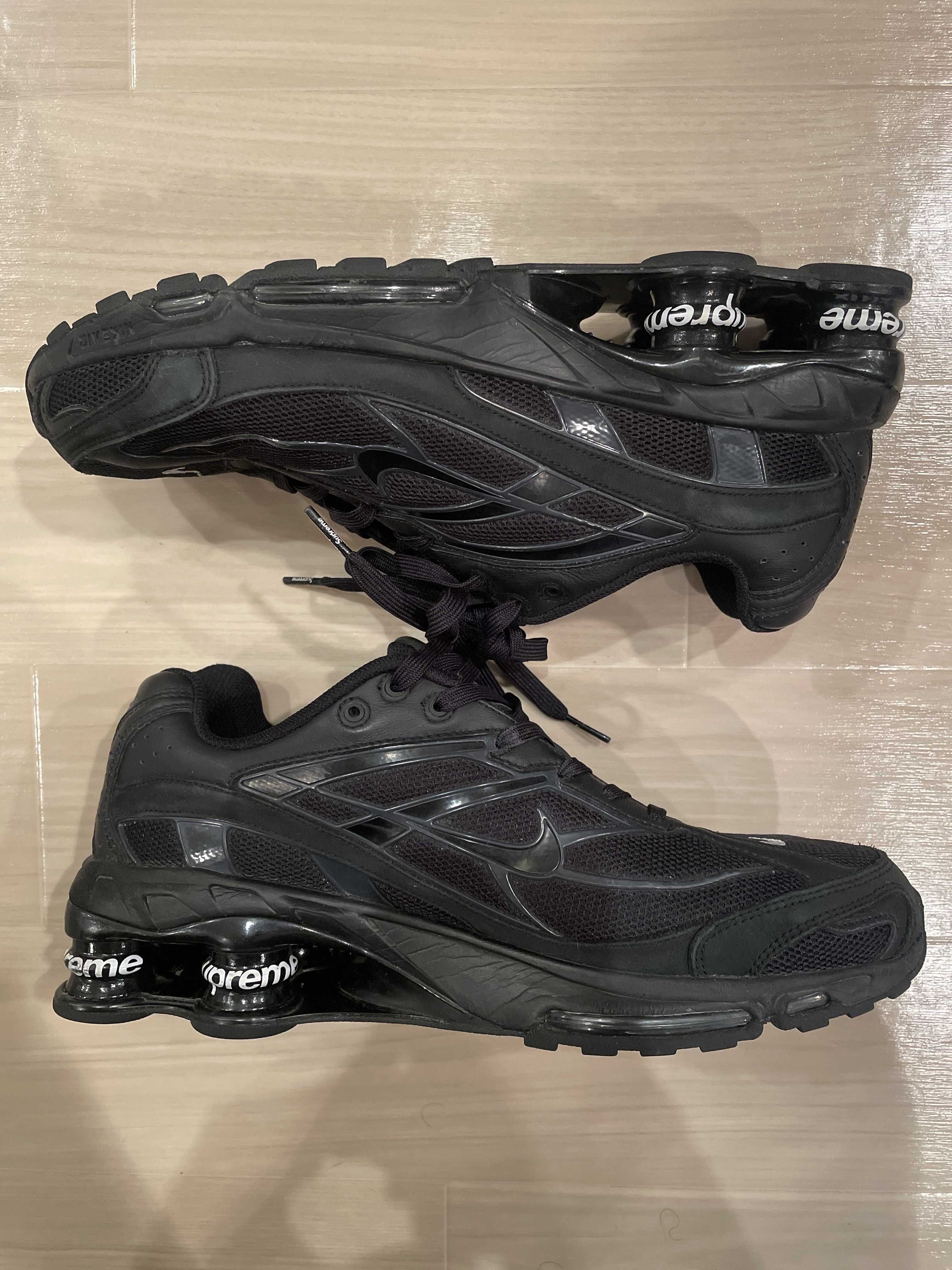 Supreme × Nike Shox Ride 2 "Black/Black-White"