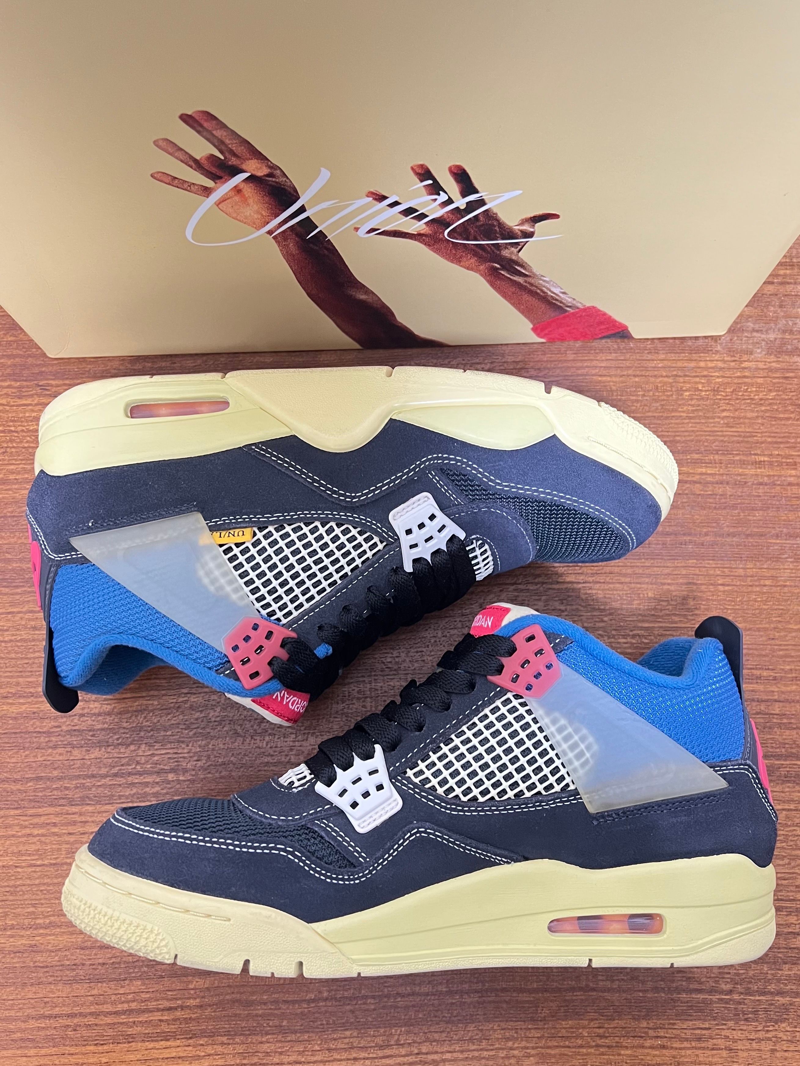 UNION × Nike Air Jordan 4 "Off Noir"