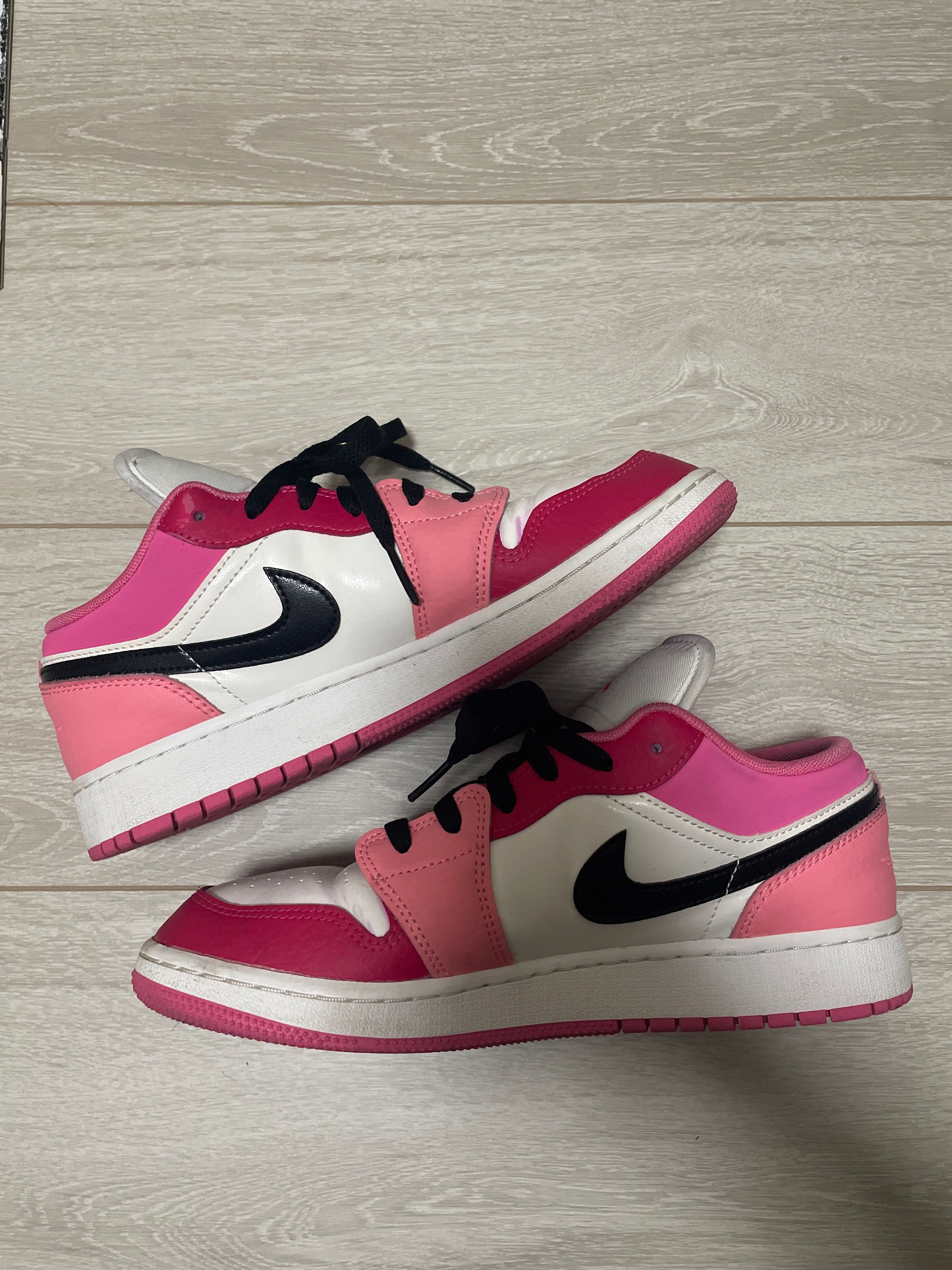 Nike GS Air Jordan 1 Low "White/Pinksicle Rush"