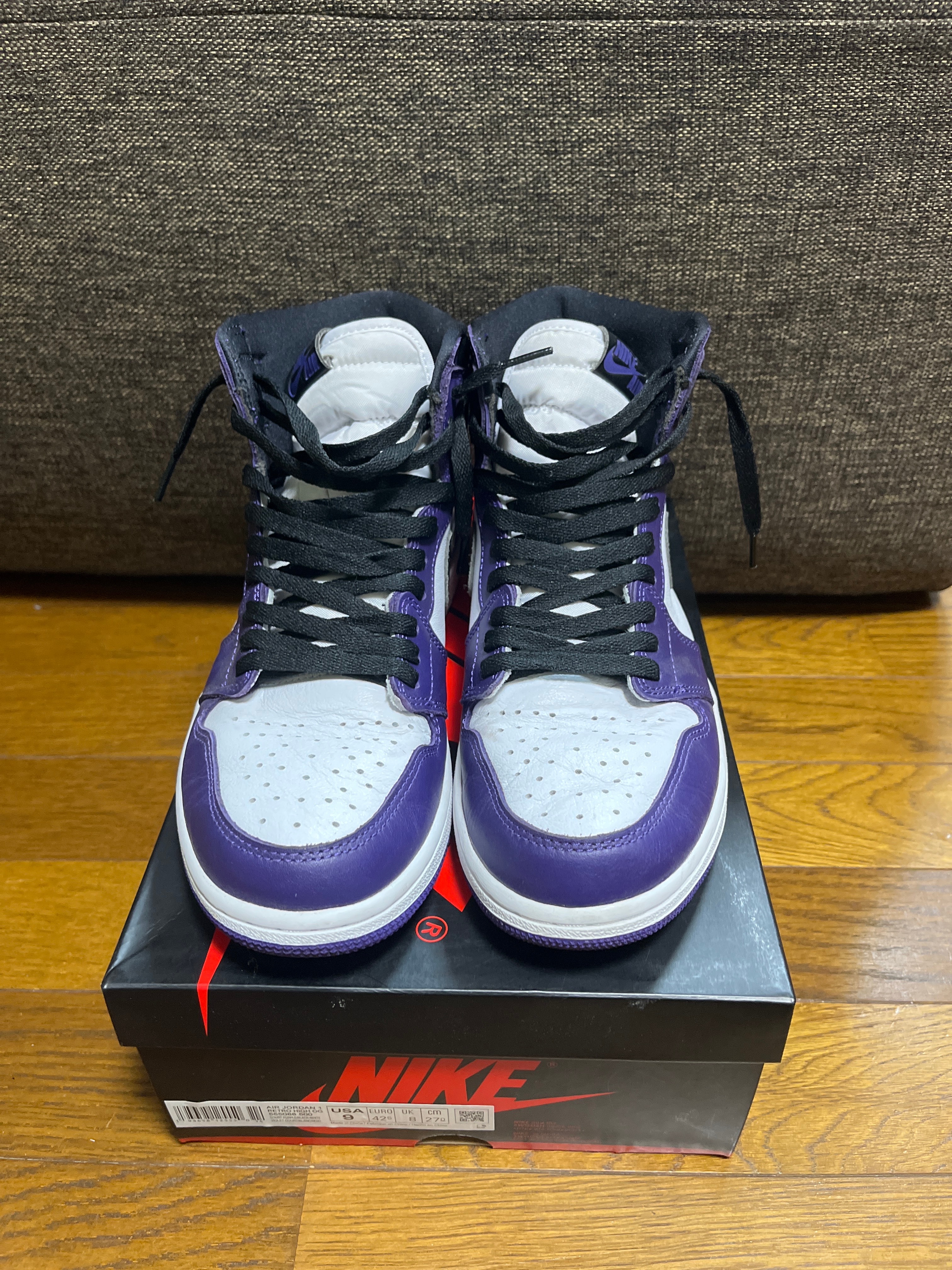 Nike Air Jordan 1 Retro High OG "Court Purple White/Black" (2020)   