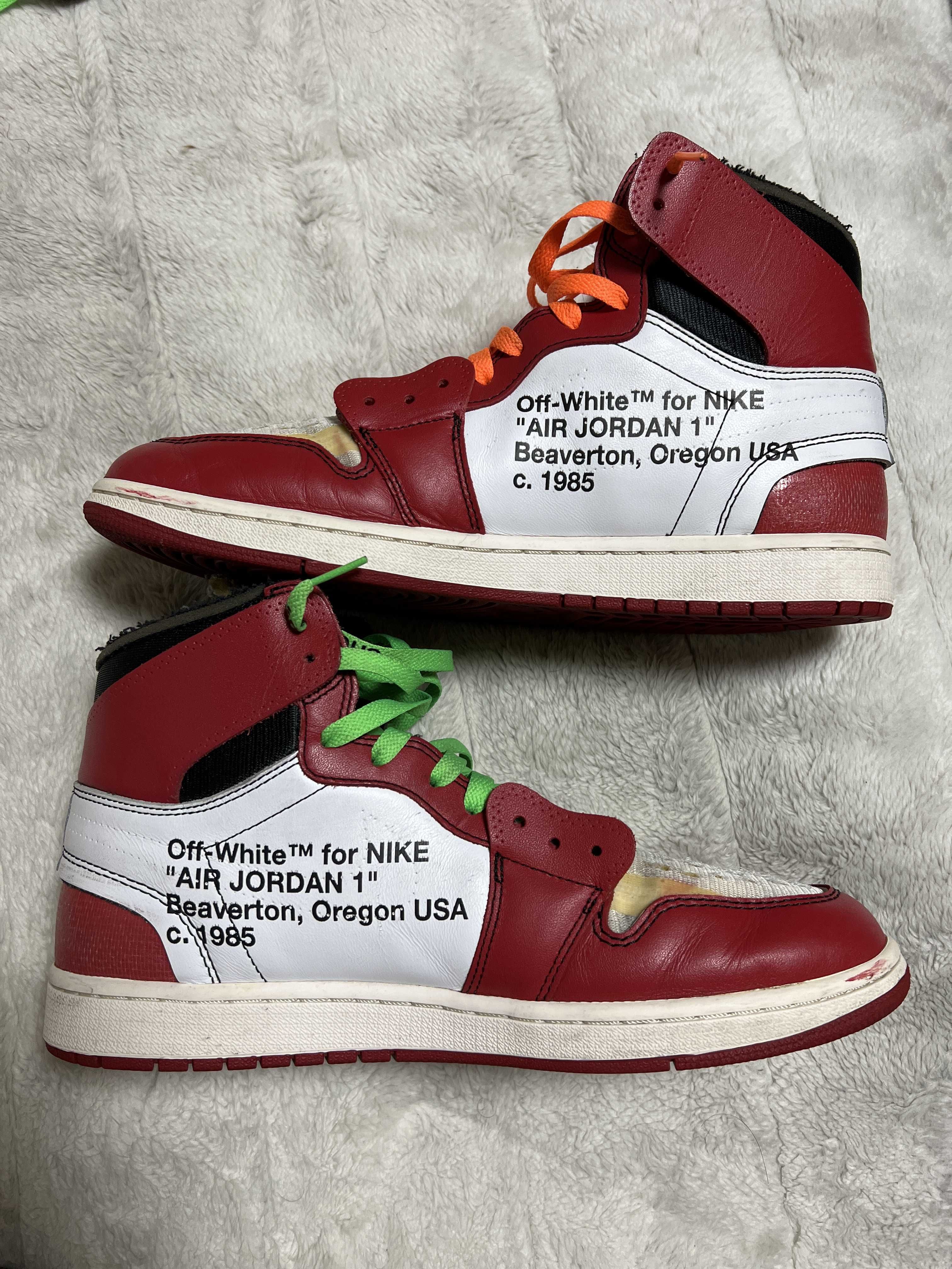 Off-White × Nike Air Jordan 1 Retro High The Ten "Chicago"