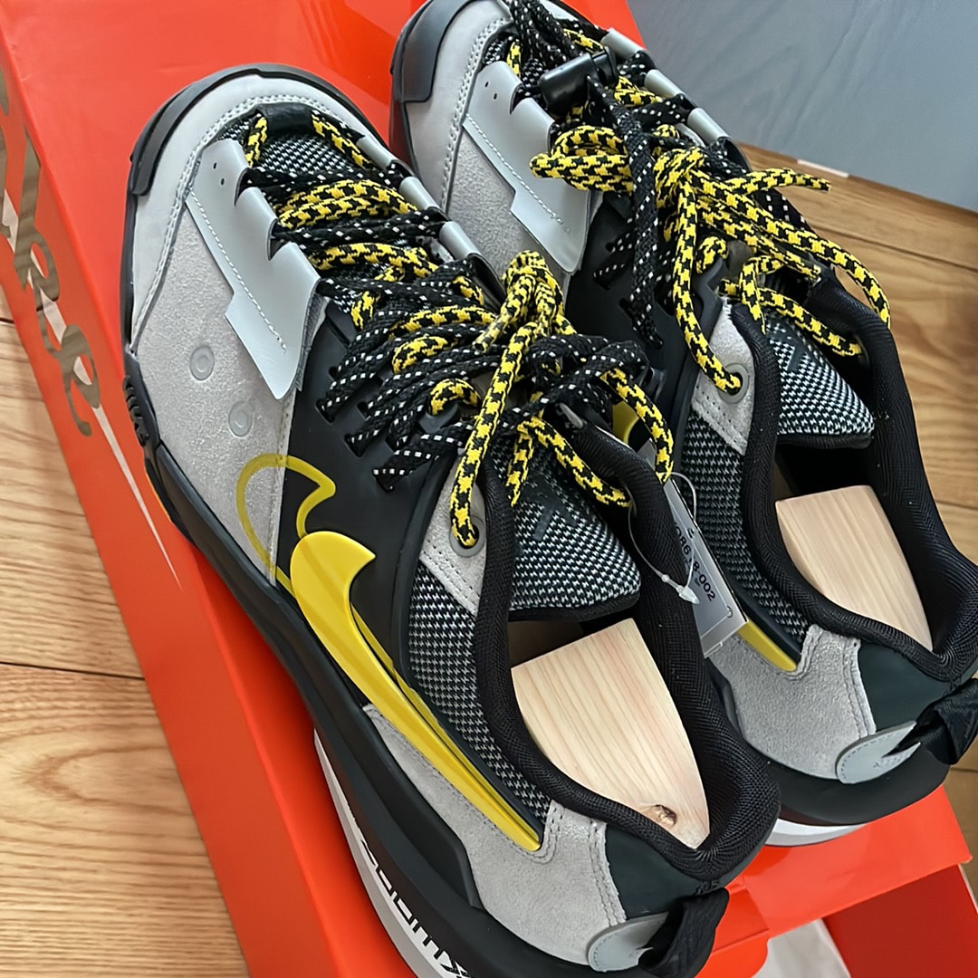 sacai × Nike Zegamadome "Matte Silver"