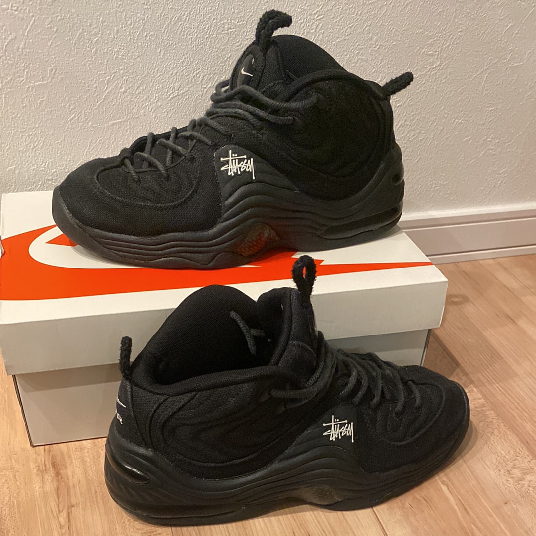 Stussy × Nike Air Penny 2 "Black"