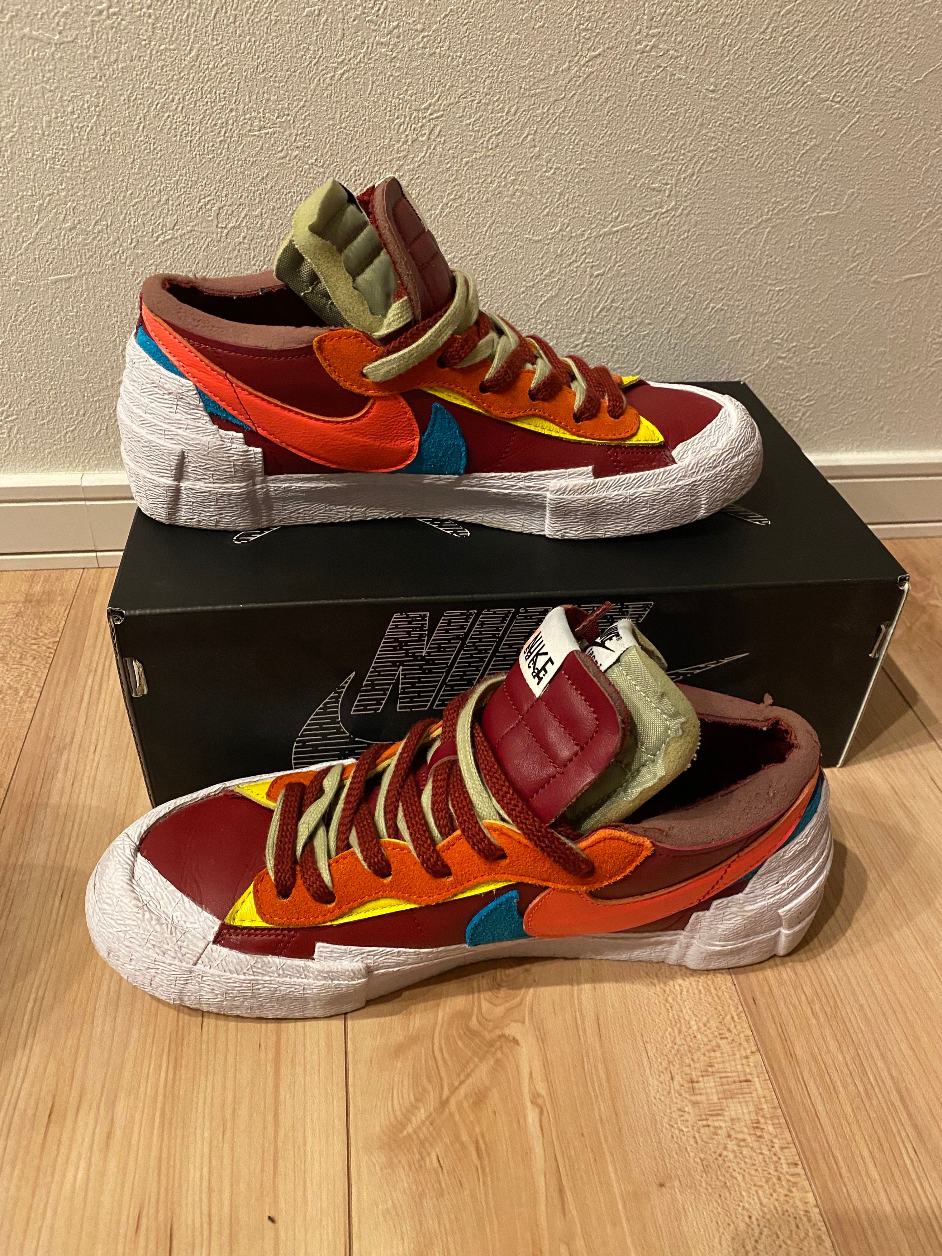 KAWS × sacai × Nike Blazer Low "Team Red"