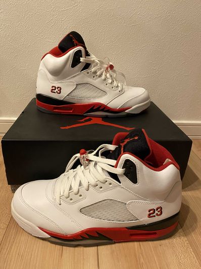 Nike Air Jordan 5 Retro "Fire Red/Black Tongue" (2013)