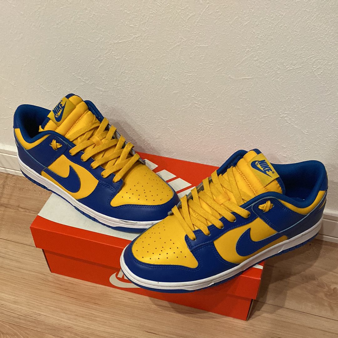Nike Dunk Low "Blue Jay and University Gold"