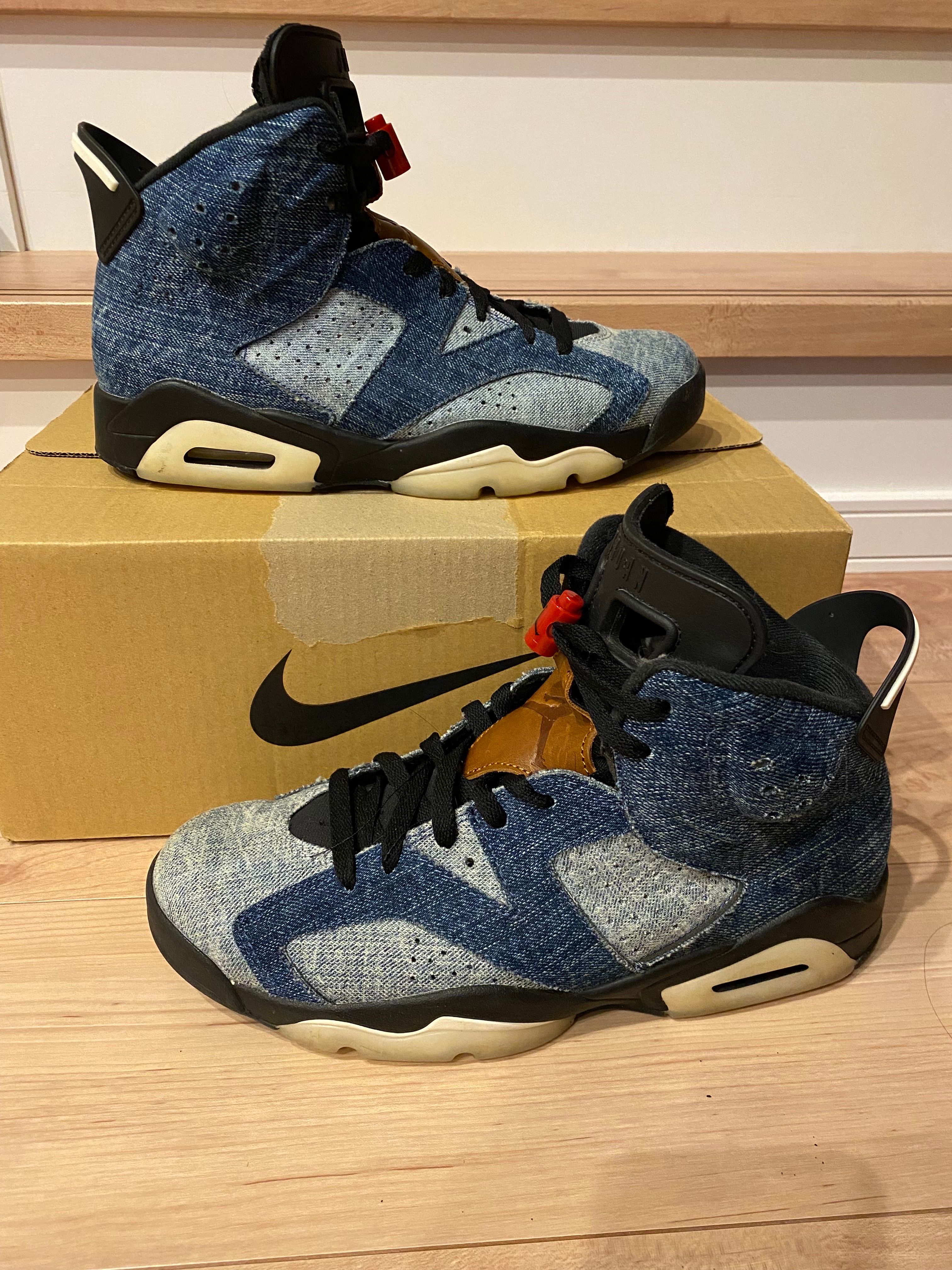 NIKE AIR JORDAN 6 "WASHED DENIM"