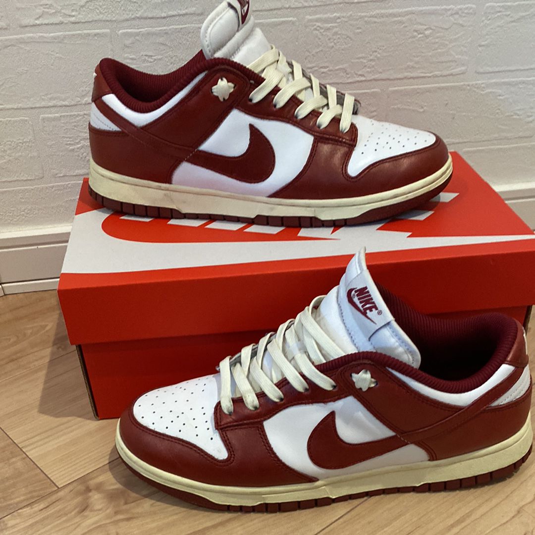 Nike Women's Dunk Low PRM "Team Red and White"