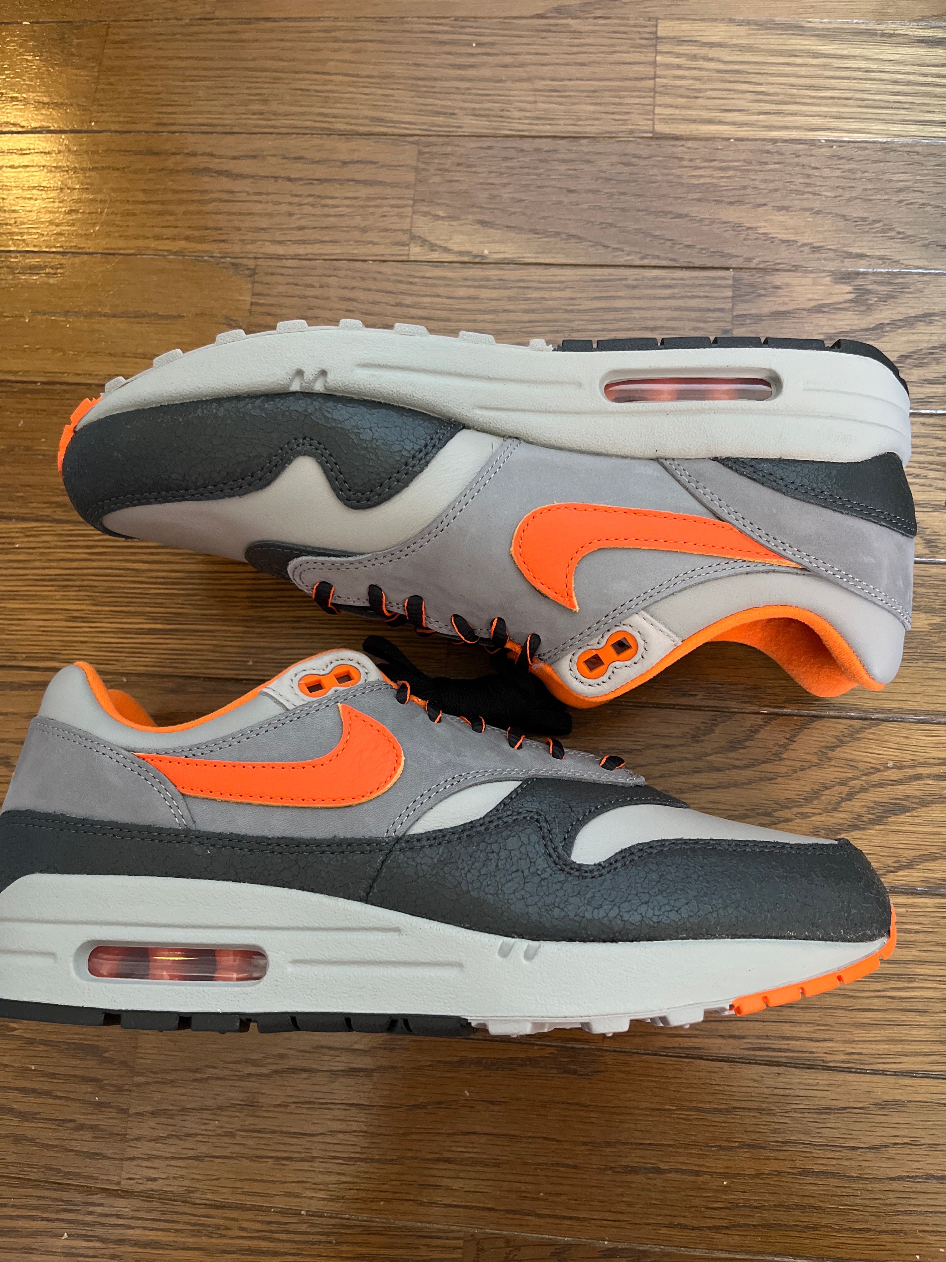 HUF × Nike Air Max 1 "Brilliant Orange"