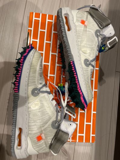 Off-White × Nike Air Force 1 Mid "White"