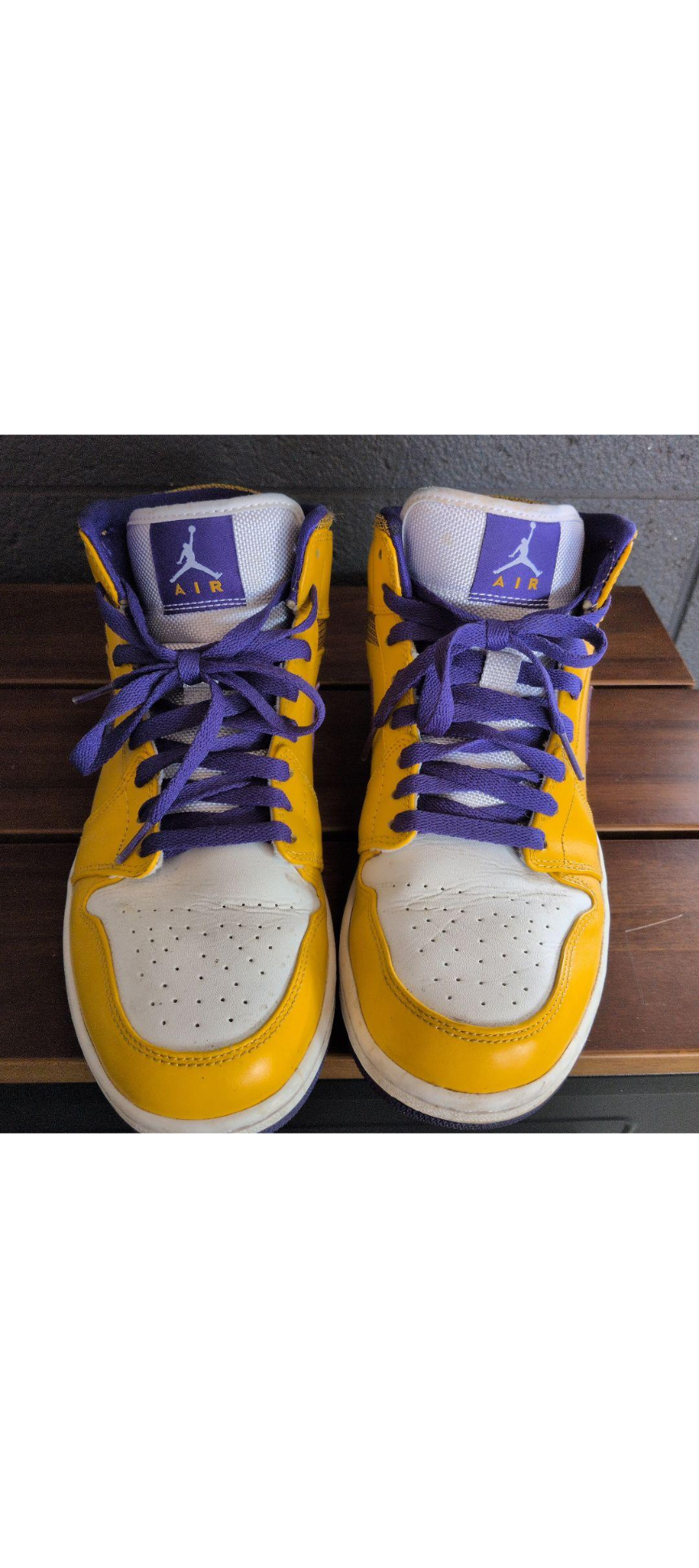 Nike Air Jordan 1 Mid LAKERS "Lakers"