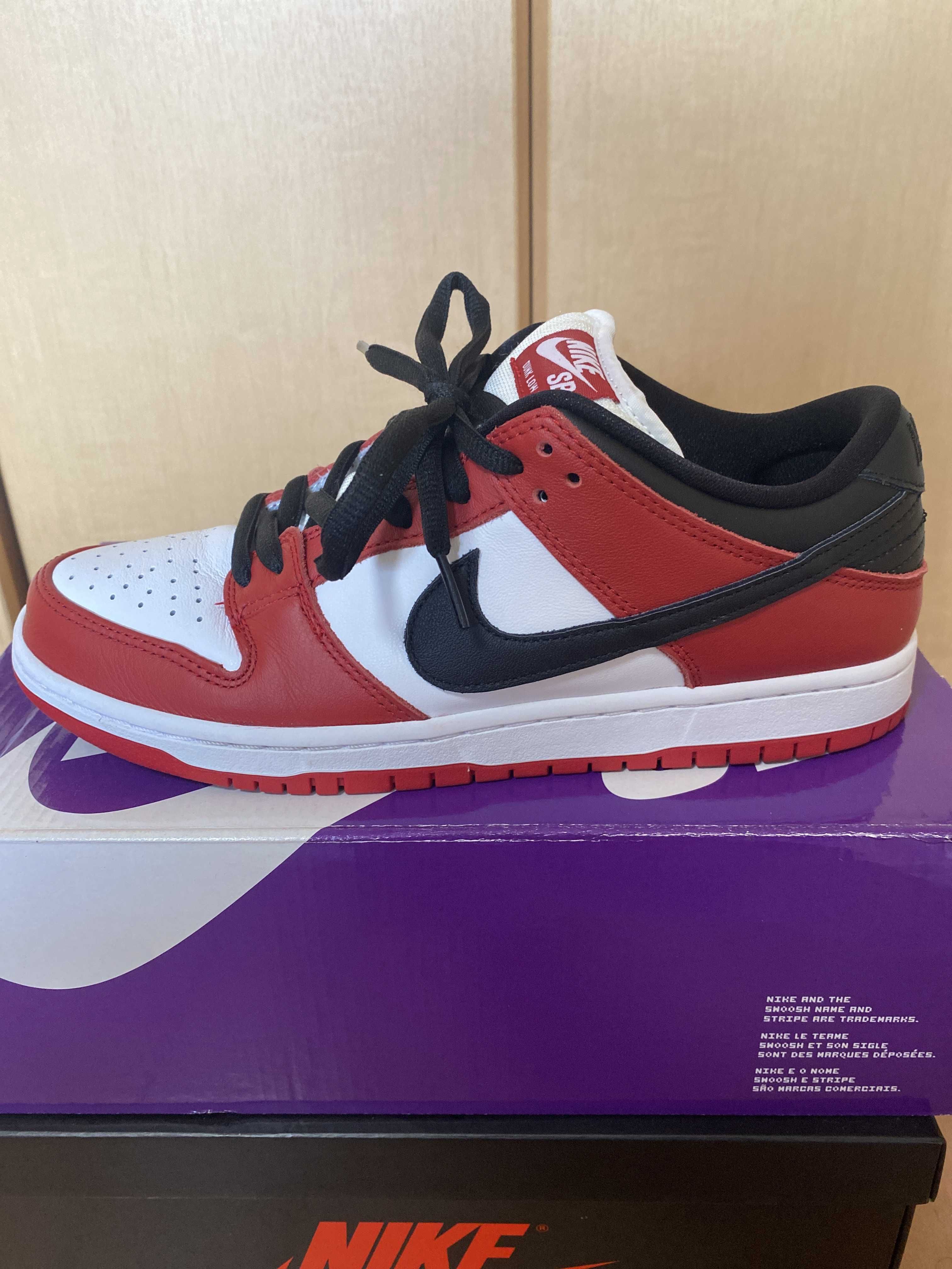 Nike SB Dunk Low Pro "J-Pack Chicago/Varsity Red and White"